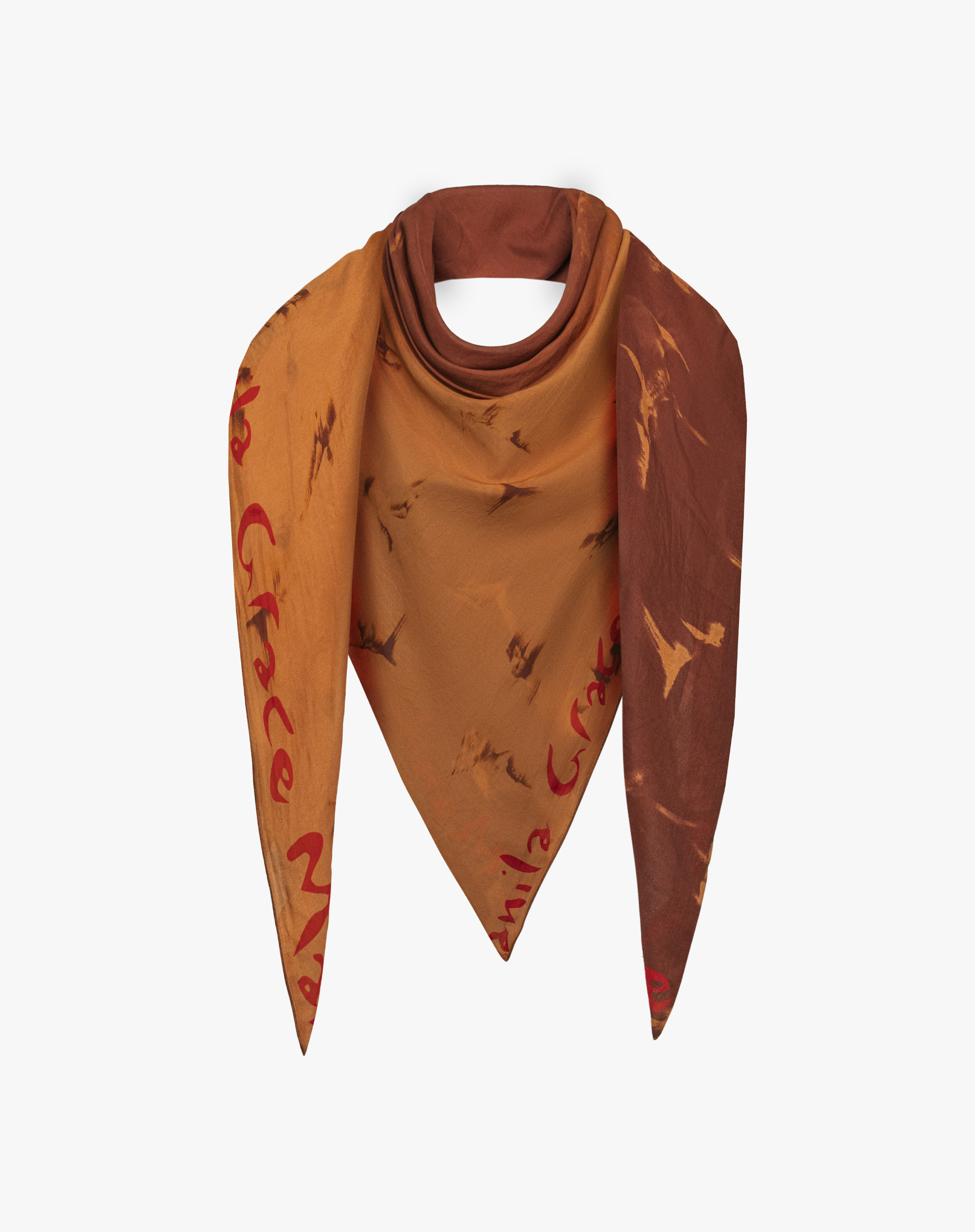 Foulard Signature Manila Grace In Cotone E Seta - SCARVES & FOULARDS - Manila Grace