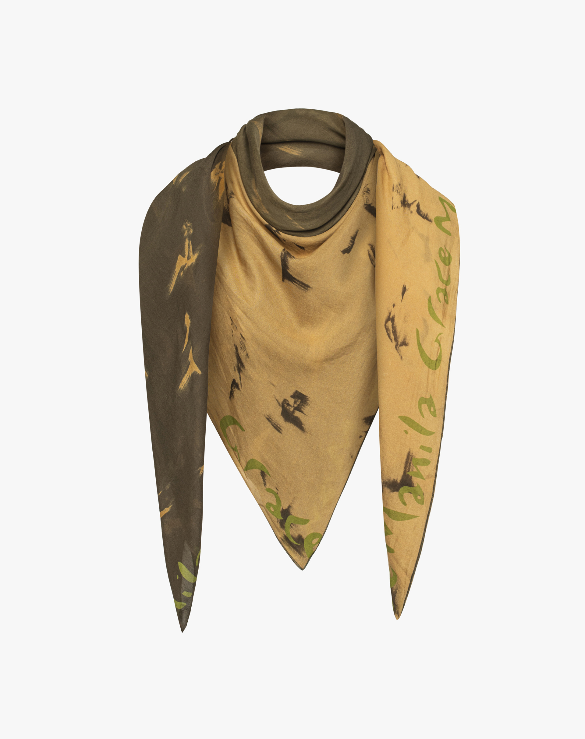 Foulard Signature Manila Grace In Cotone E Seta - SCARVES & FOULARDS - Manila Grace