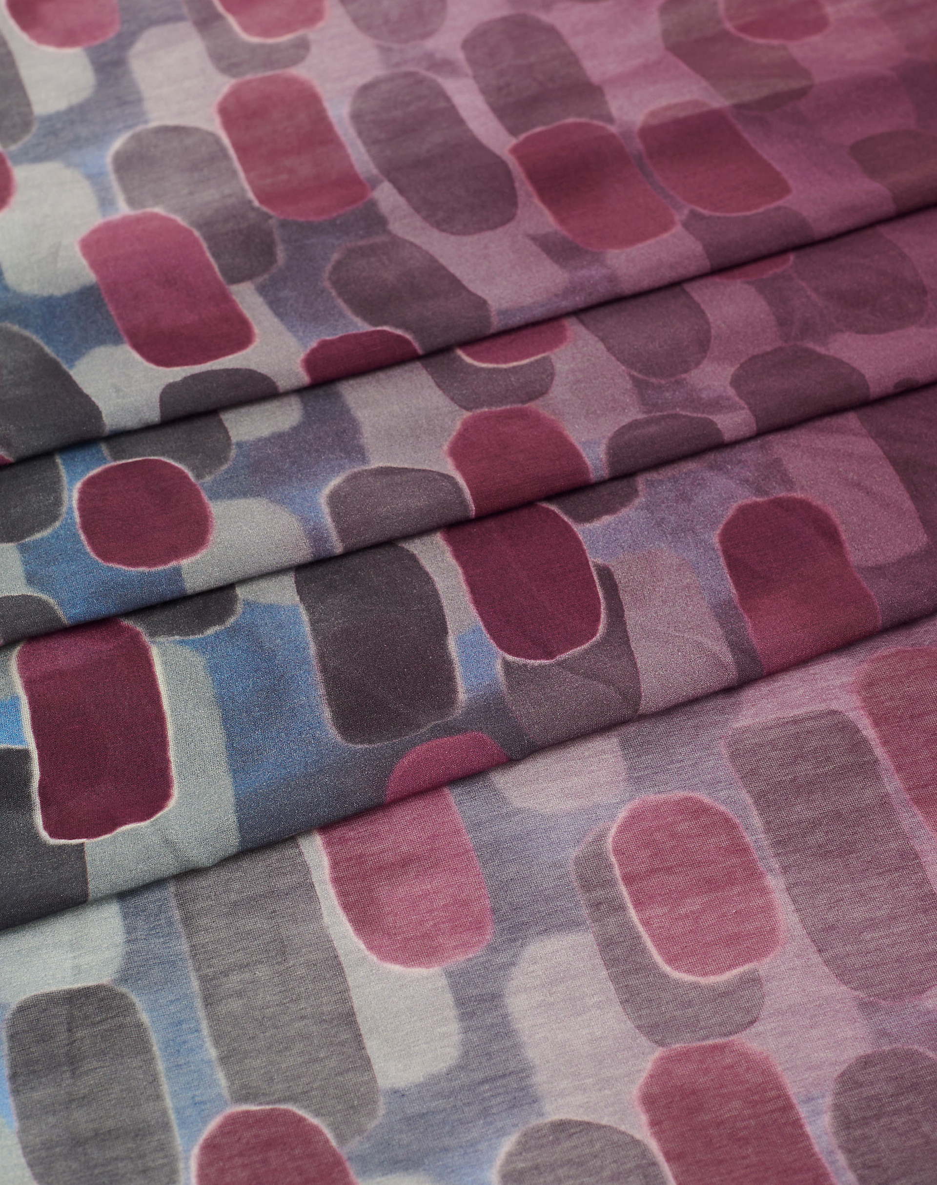Manila Grace Signature Scarf In Cotton And Silk - MA641 - Manila Grace | Official Website