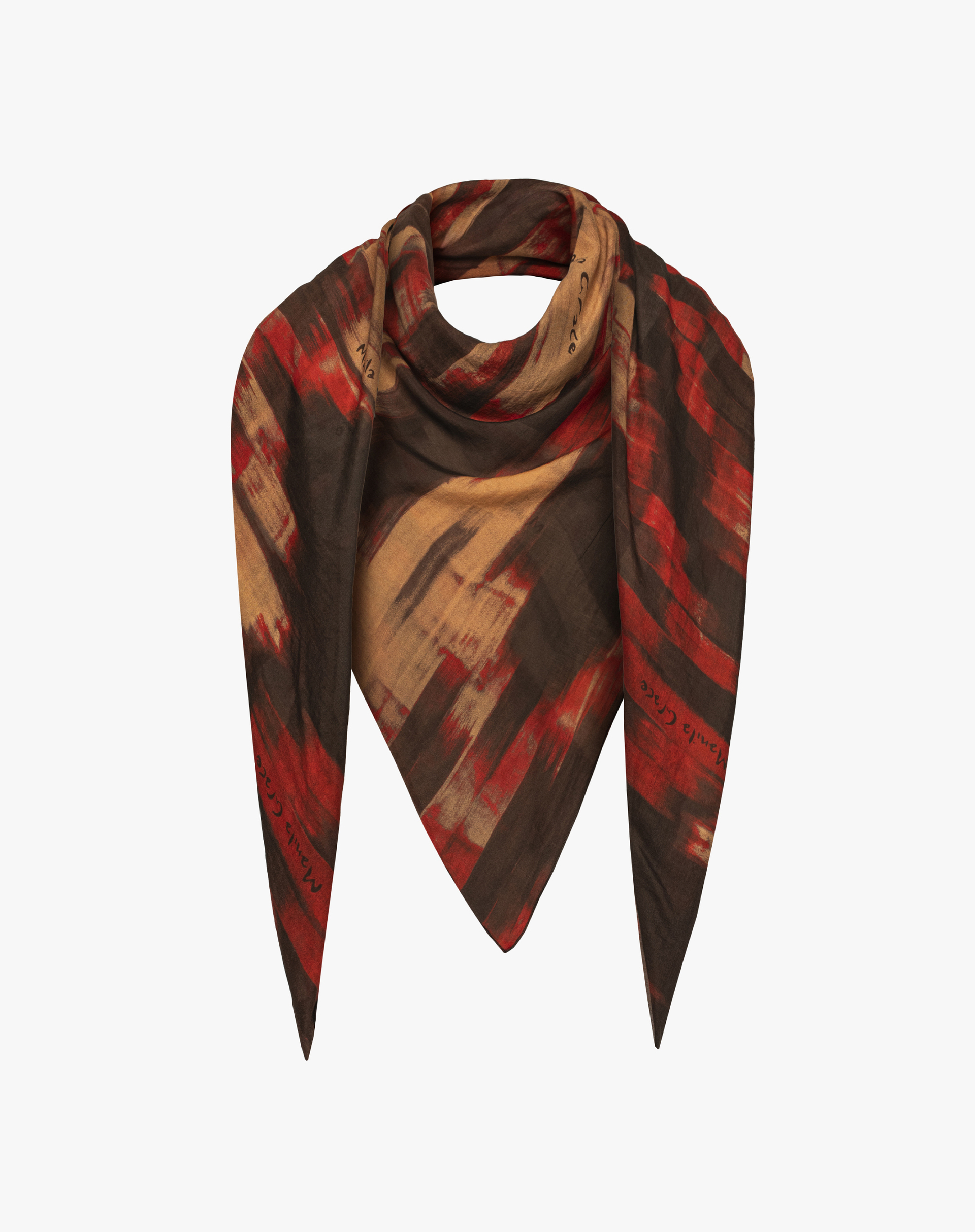 Foulard Signature Manila Grace In Cotone E Seta - SCARVES & FOULARDS - Manila Grace
