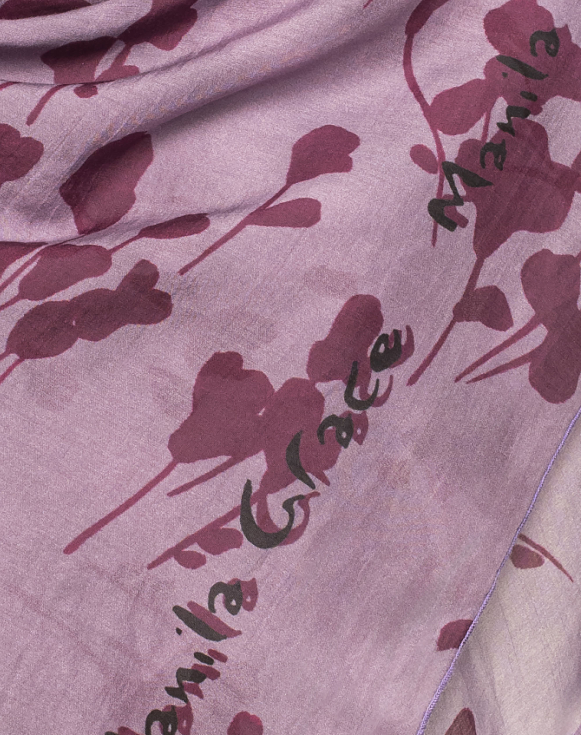 Foulard Signature Manila Grace In Cotone E Seta - SCARVES & FOULARDS - Manila Grace