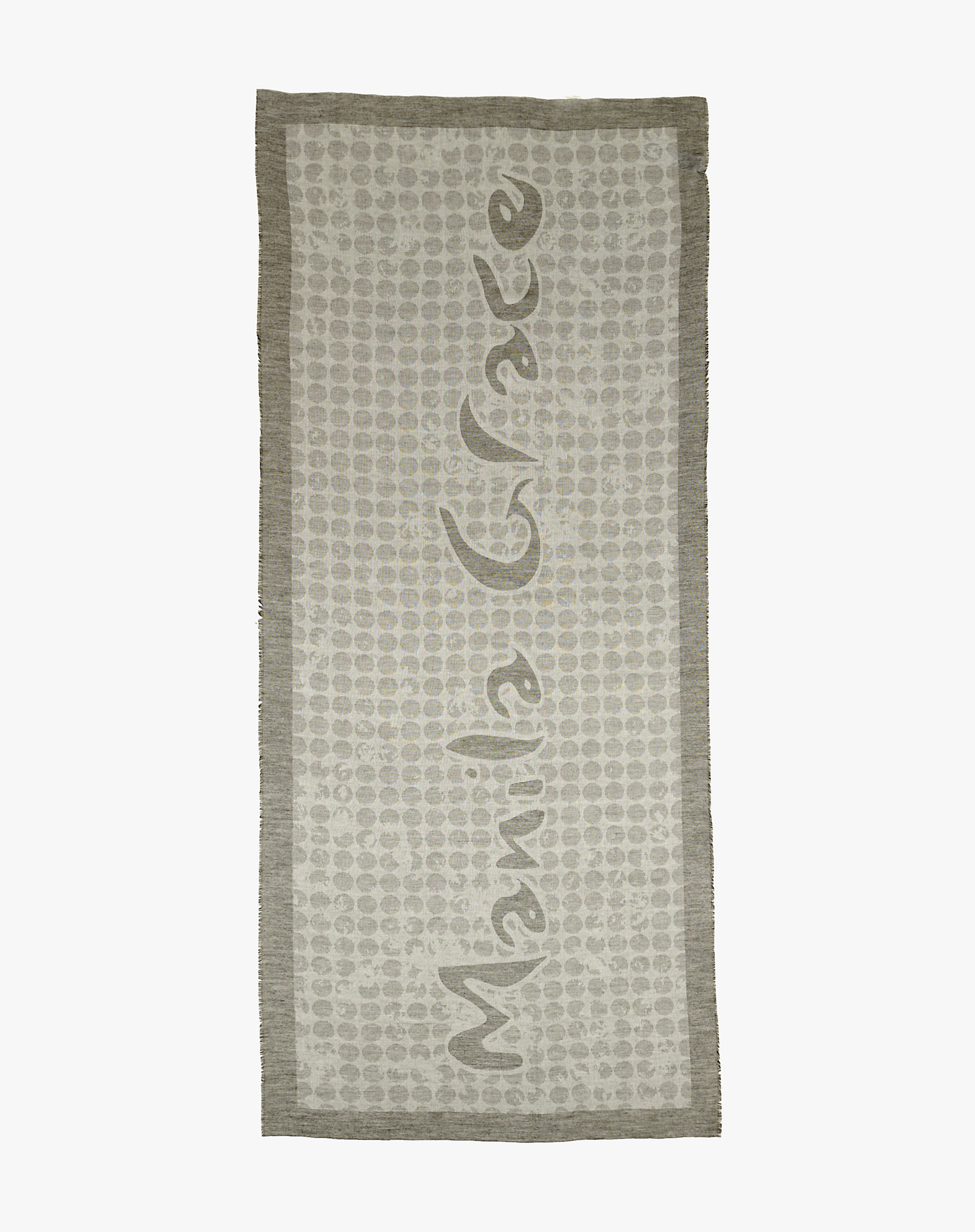 Manila Grace Scarf With Maxi Logo - MA642 - Manila Grace | Official Website