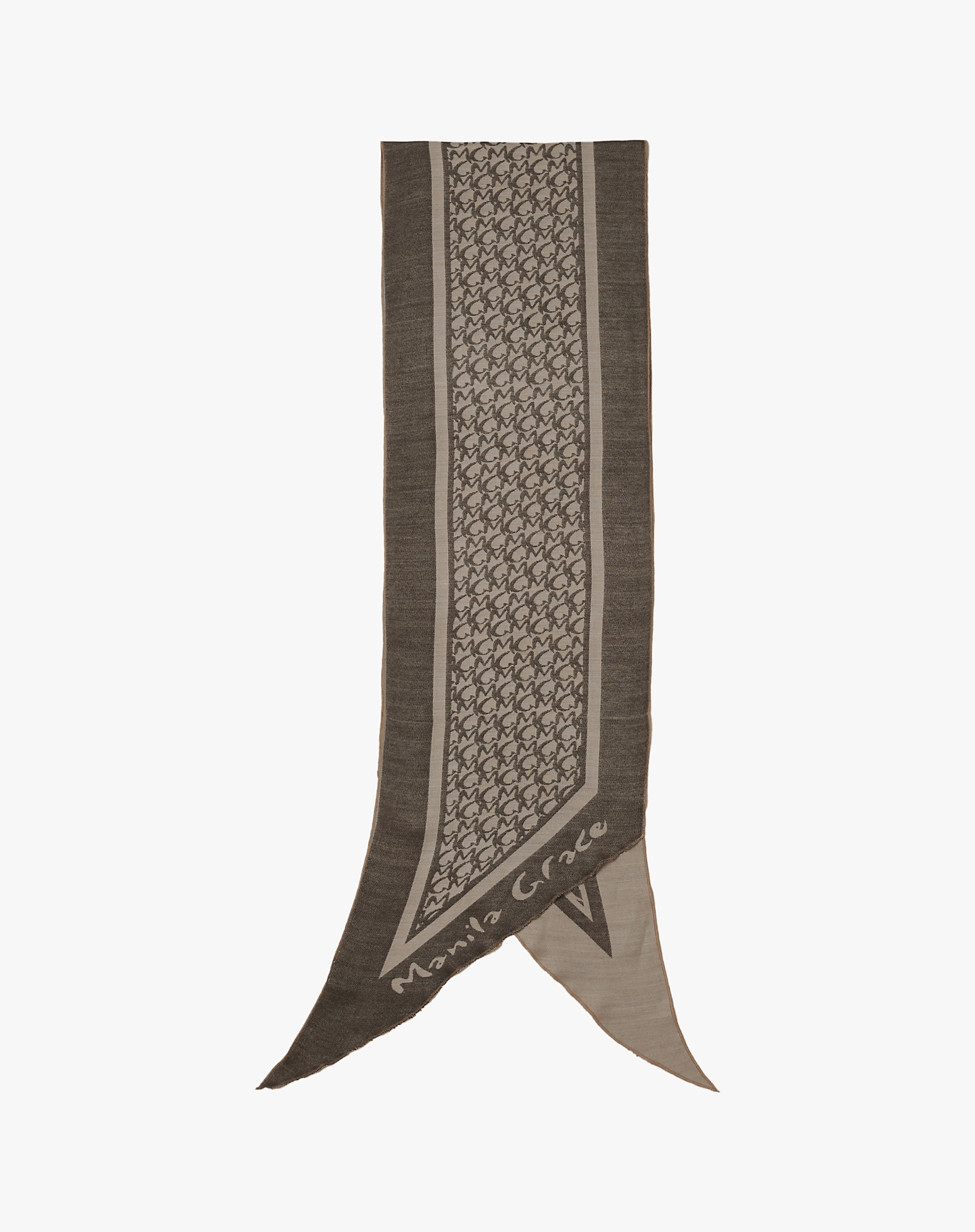 Mg Monofram Scarf | Manila Grace