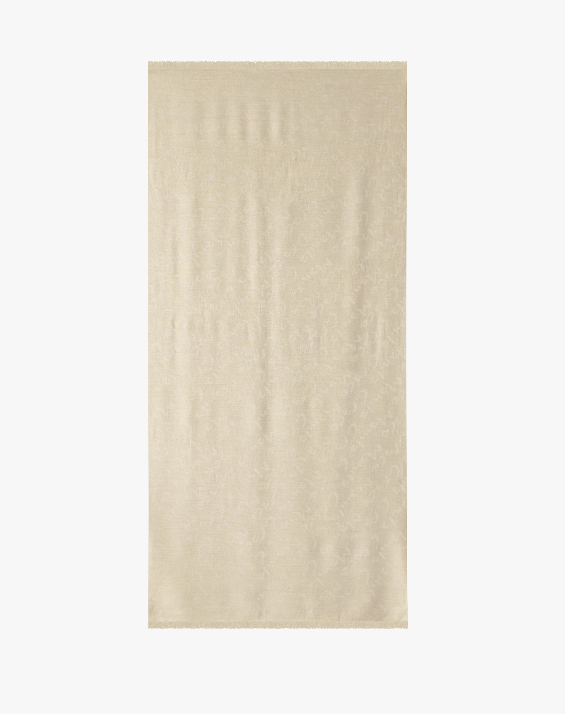 All-Over Logo Scarf - MG826 - Manila Grace | Official Website