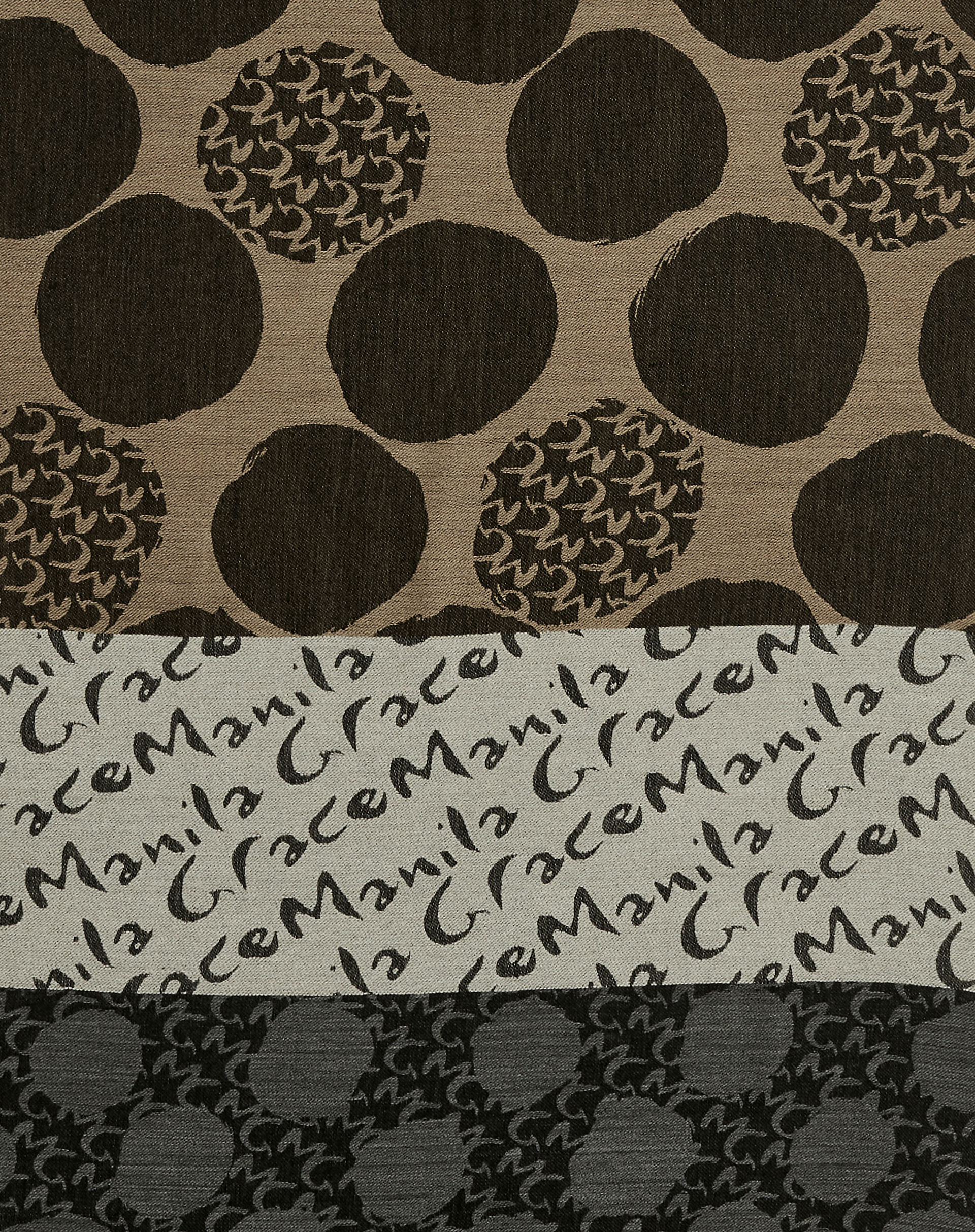 Jacquard Polka Dot Scarf - MA649 - Manila Grace | Official Website