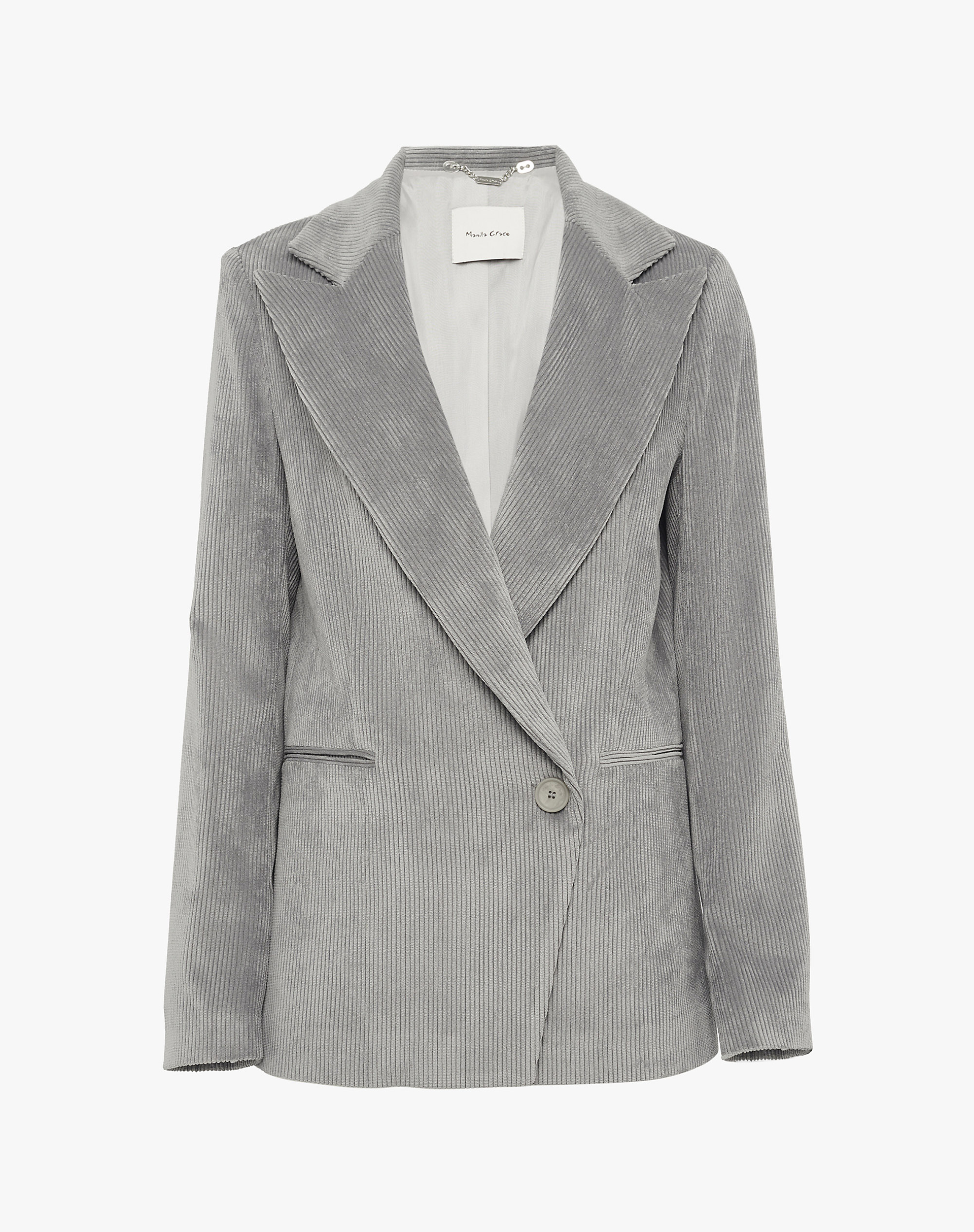 Single-Breasted Corduroy Blazer - MG826 - Manila Grace | Official Website