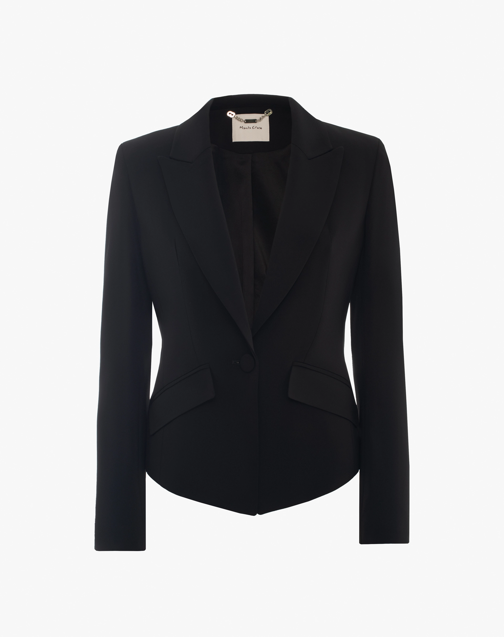 Blazer Corto Strutturato Con Chiusura Monobottone - GIACCHE E GILET - Manila Grace