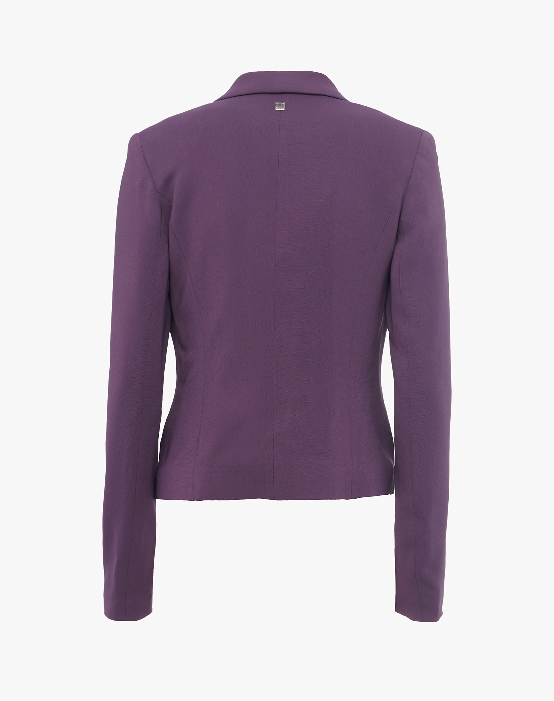 Structured Short Blazer With Single Button Closure - MA648 - Manila Grace | Official Website