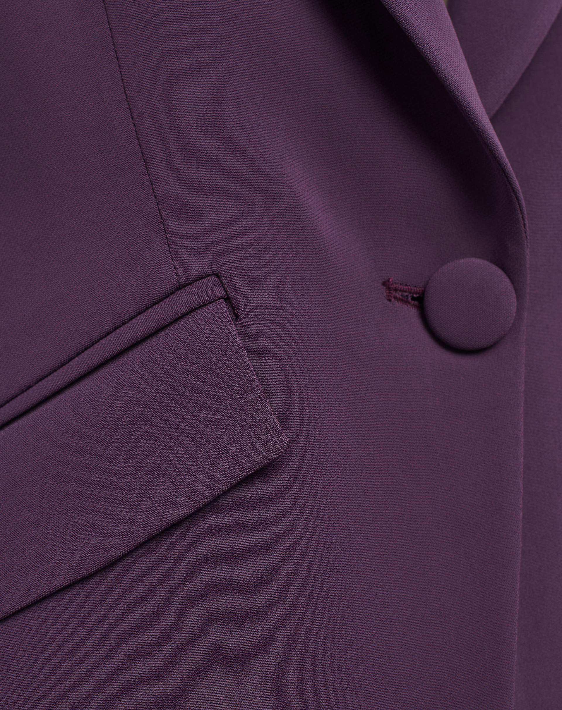 Structured Short Blazer With Single Button Closure - MA648 - Manila Grace | Official Website