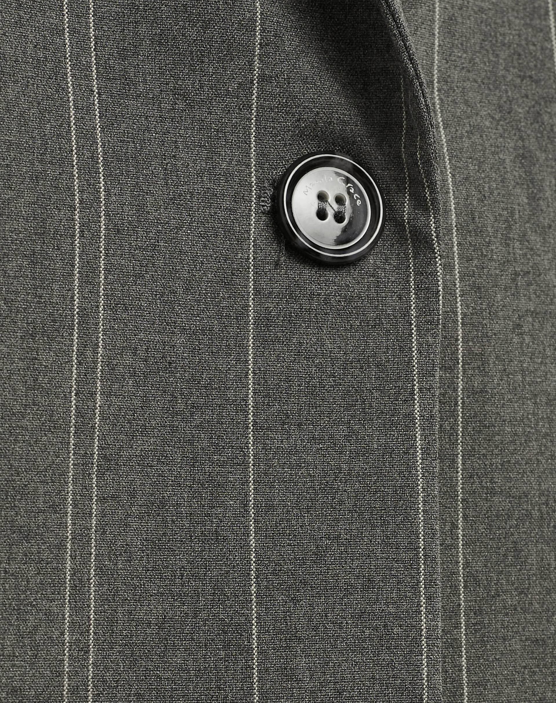 Single-Breasted Pinstripe Blazer - MA642 - Manila Grace | Official Website