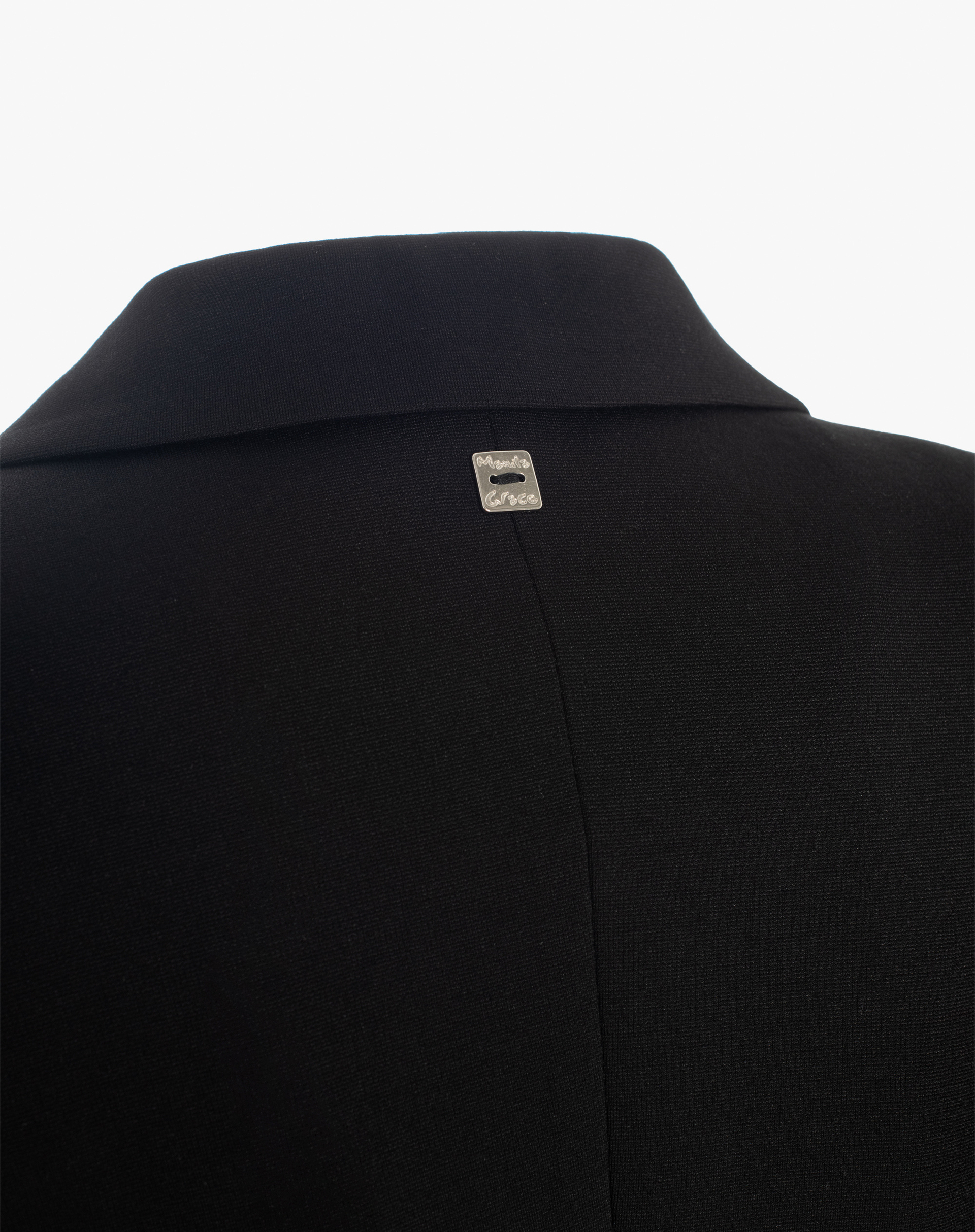 Single-Breasted Tailored Blazer - BLACK - Manila Grace | Official Website