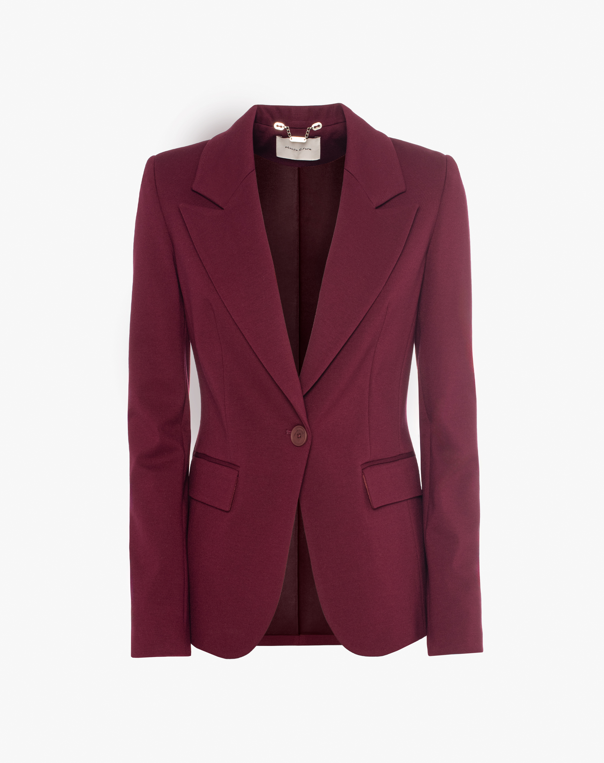 Single-Breasted Tailored Blazer - MA641 - Manila Grace | Official Website