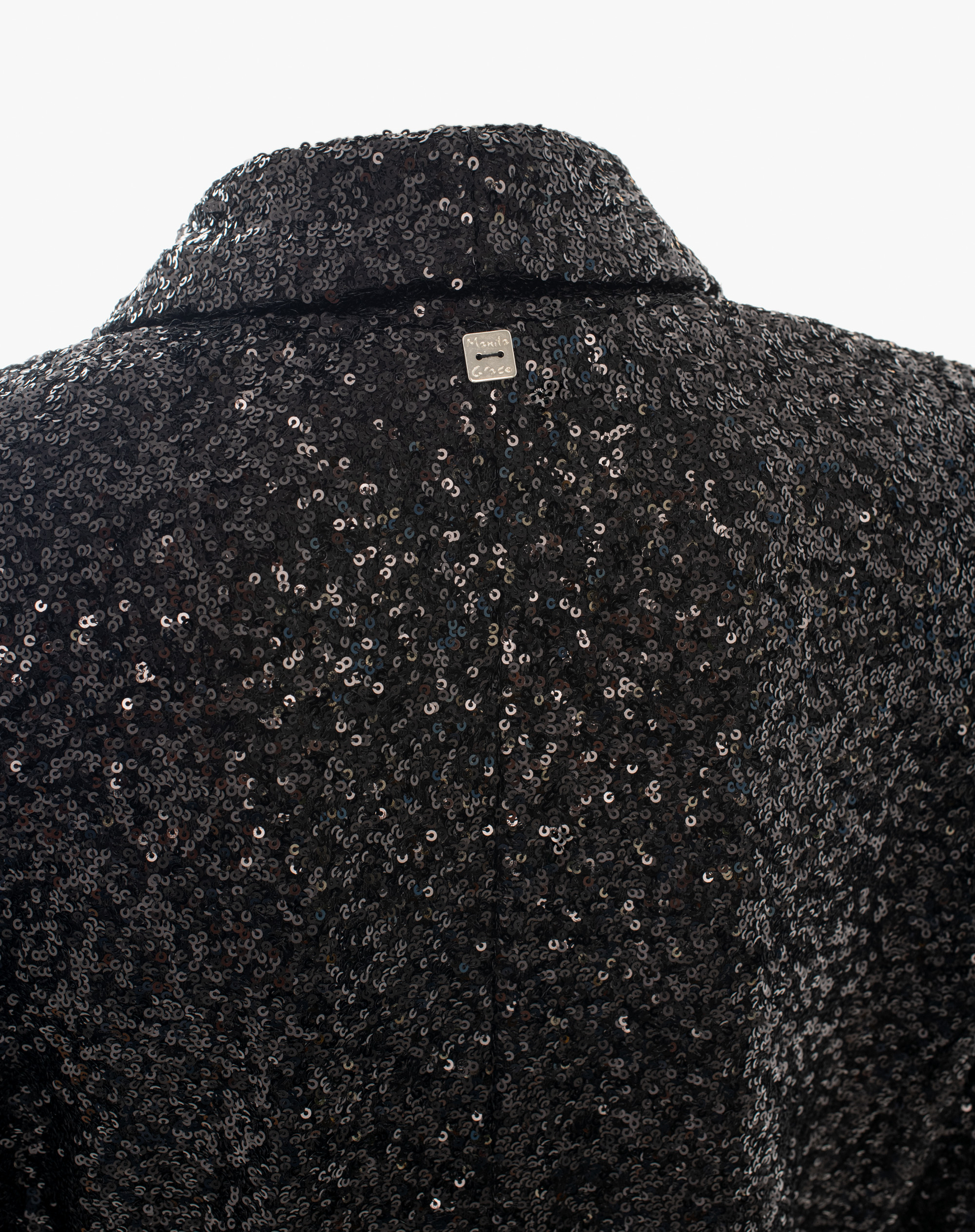 Blazer In Paillettes - NERO - Manila Grace