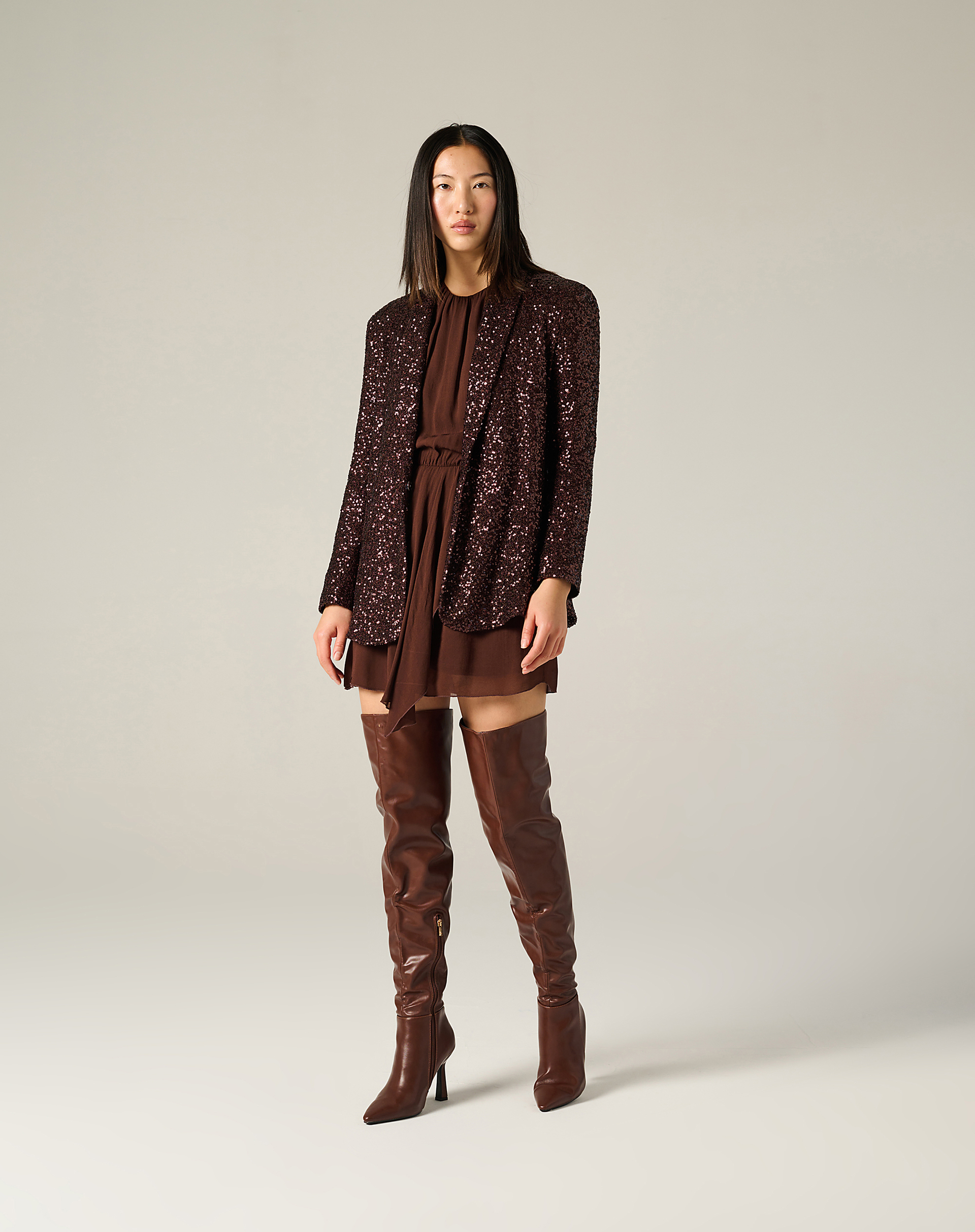 Sequin Blazer - MA646 - Manila Grace | Official Website