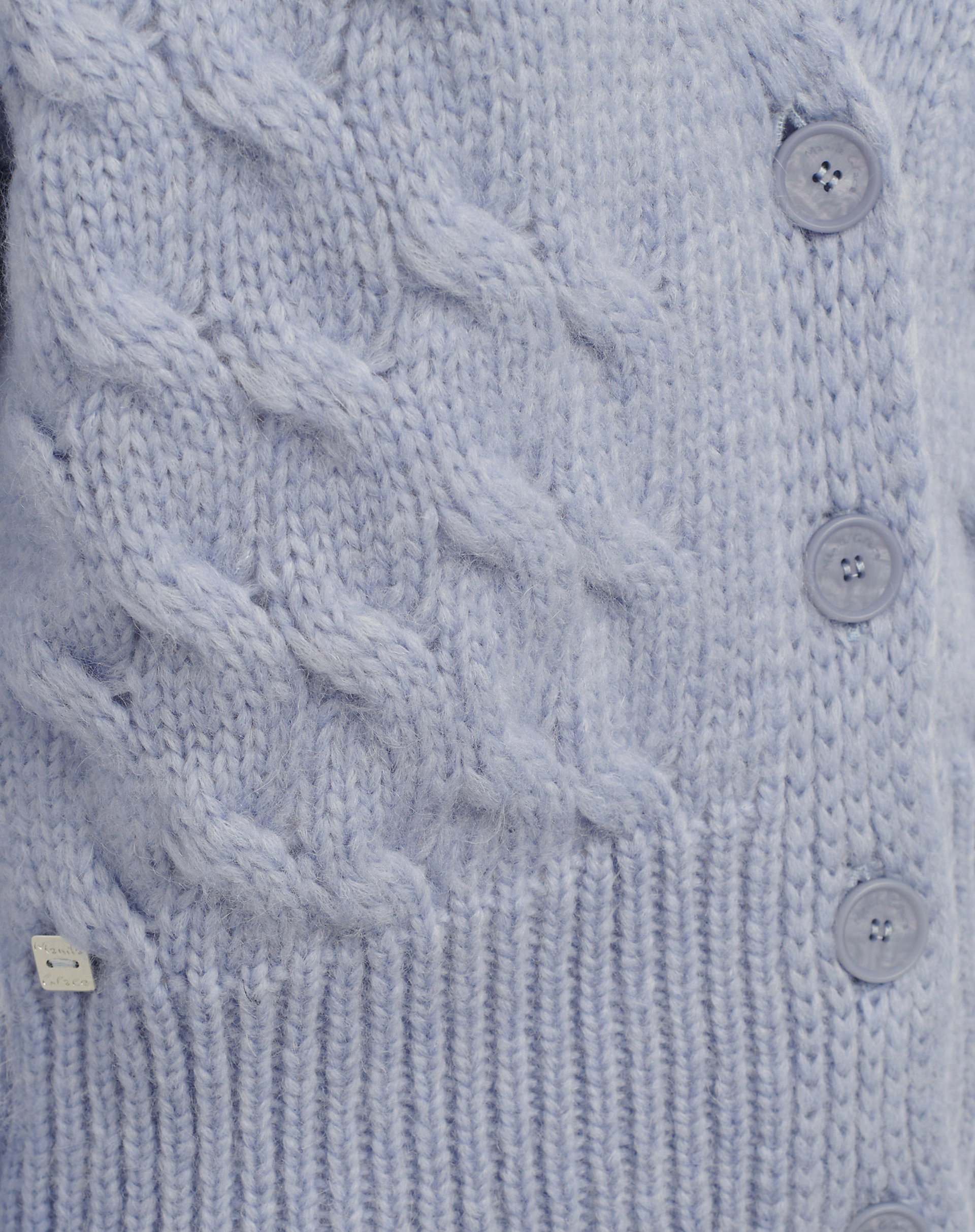 Mohair Blend Braided Cardigan - MA643 - Manila Grace | Official Website
