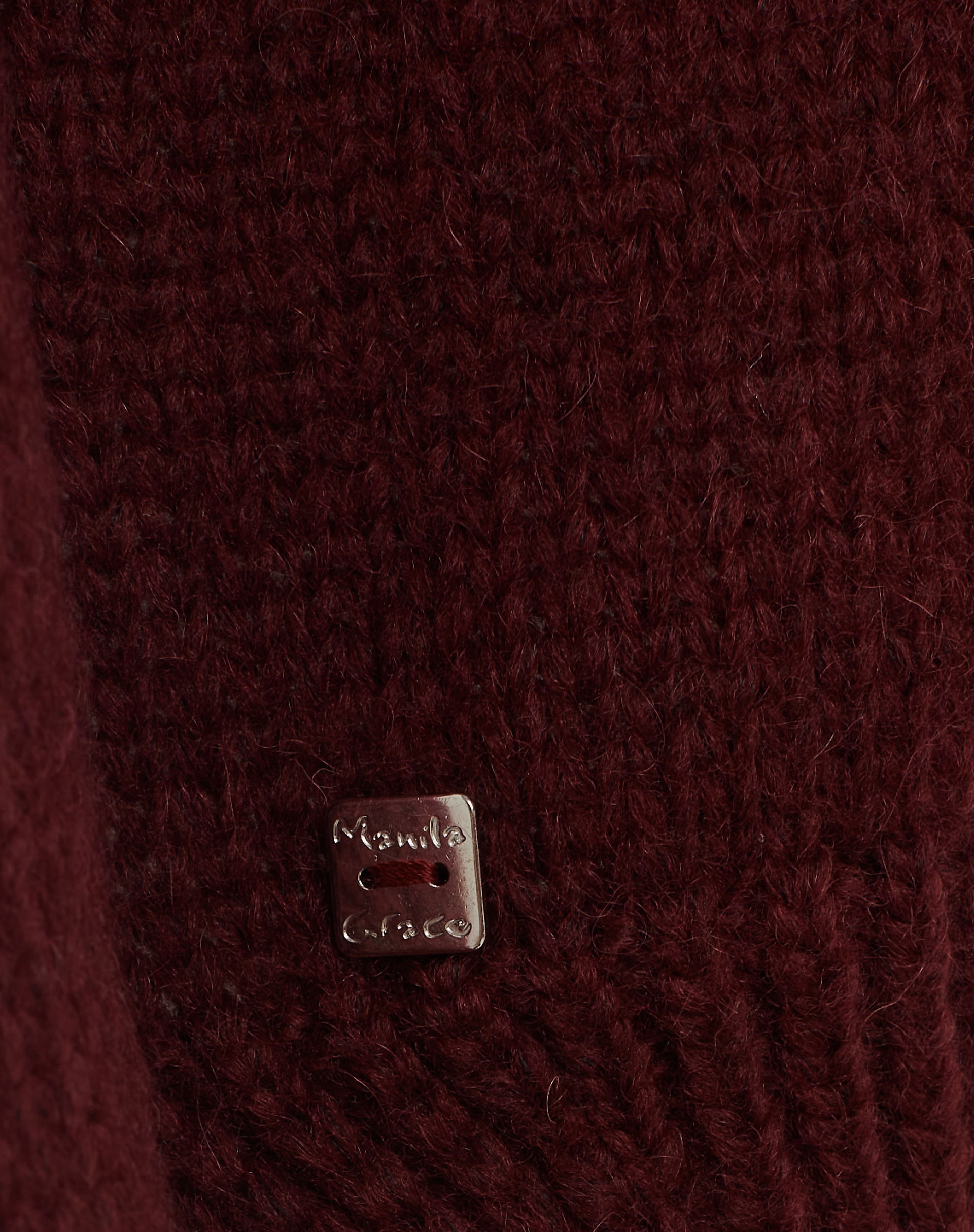 Bordeaux Oversized Turtleneck Sweater - MA641 - Manila Grace | Official Website