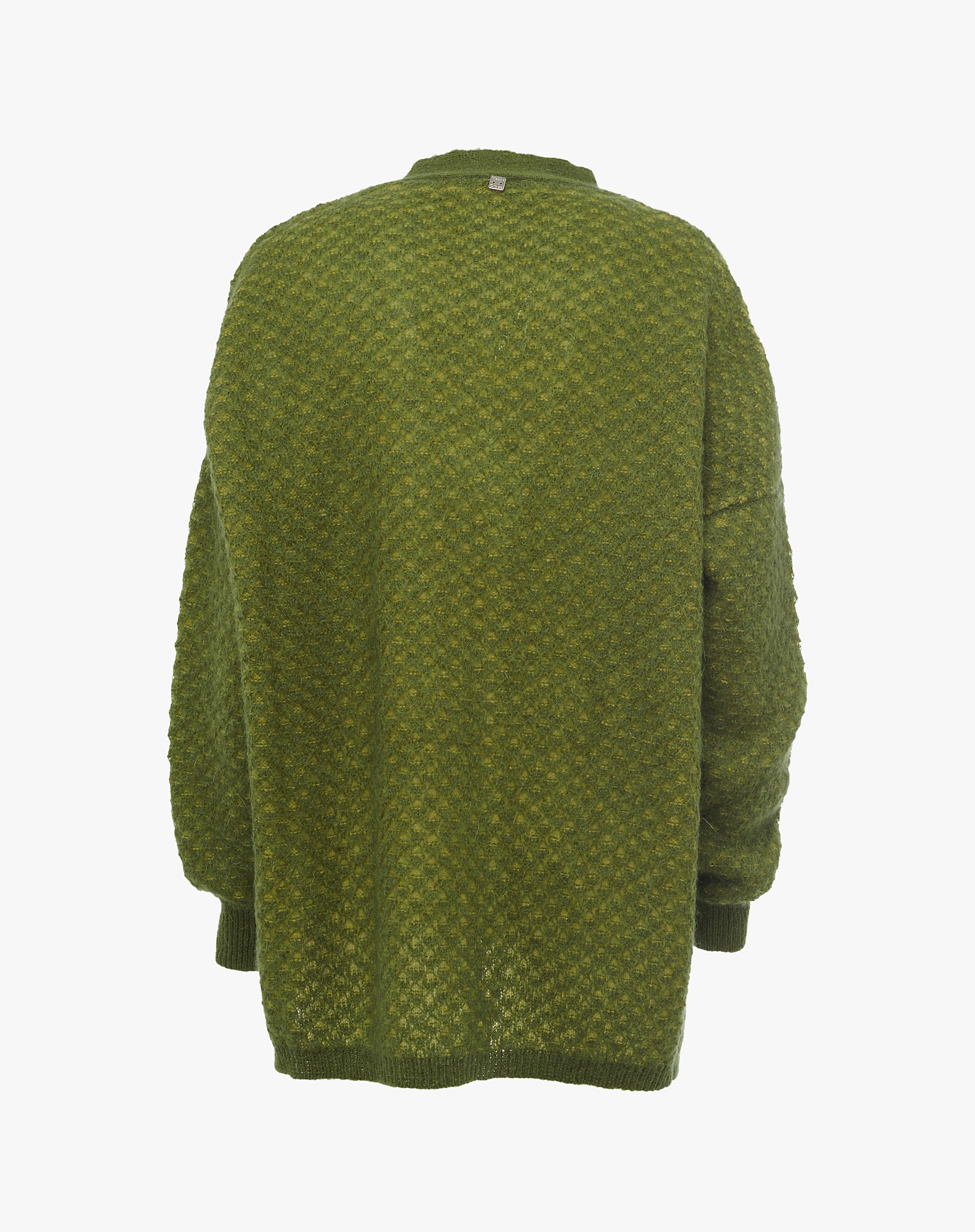 Oversized Cardigan - MILITARY GREEN - Manila Grace | Official Website