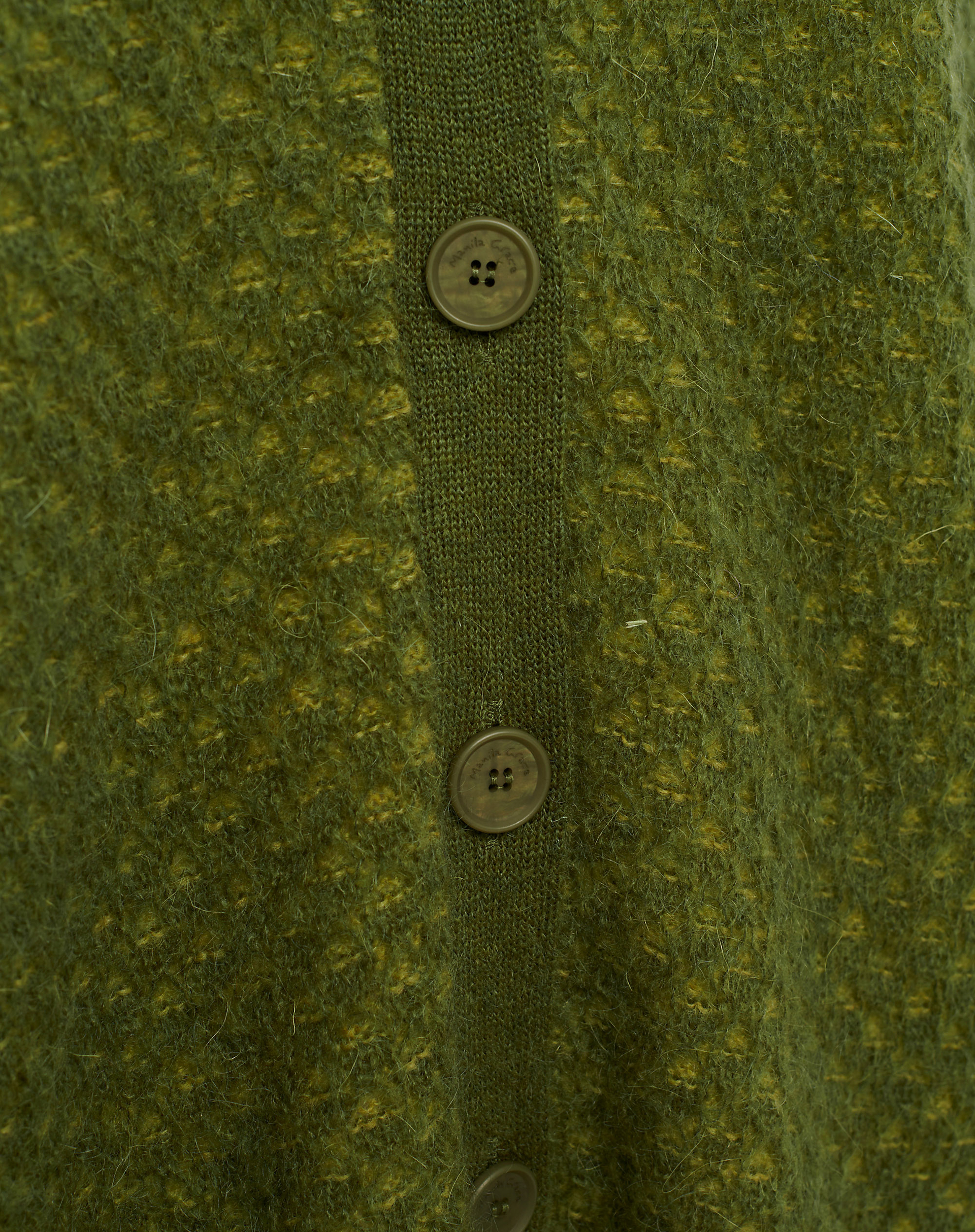 Oversized Cardigan - MILITARY GREEN - Manila Grace | Official Website