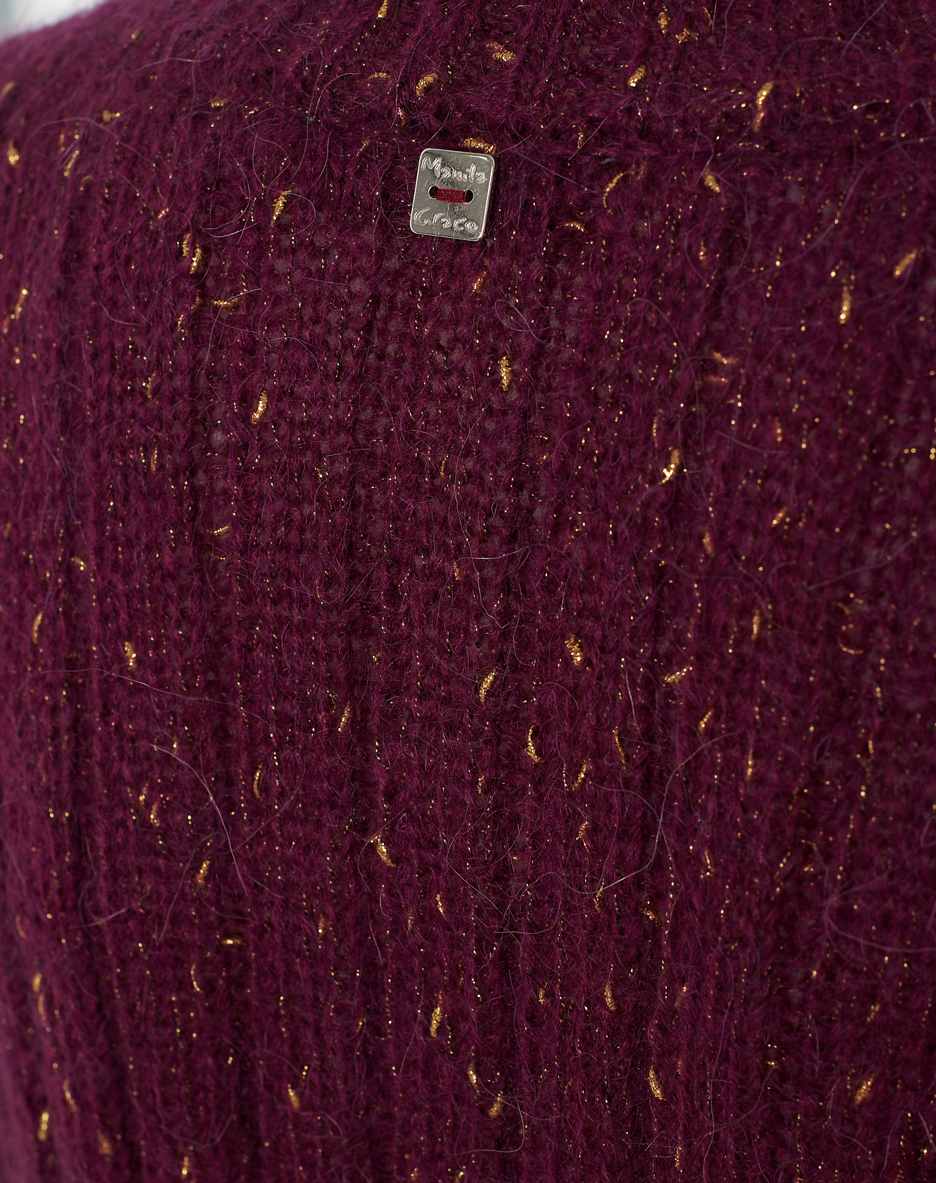 Slub Ribbed V-Neck Sweater - MG523 - Manila Grace | Official Website