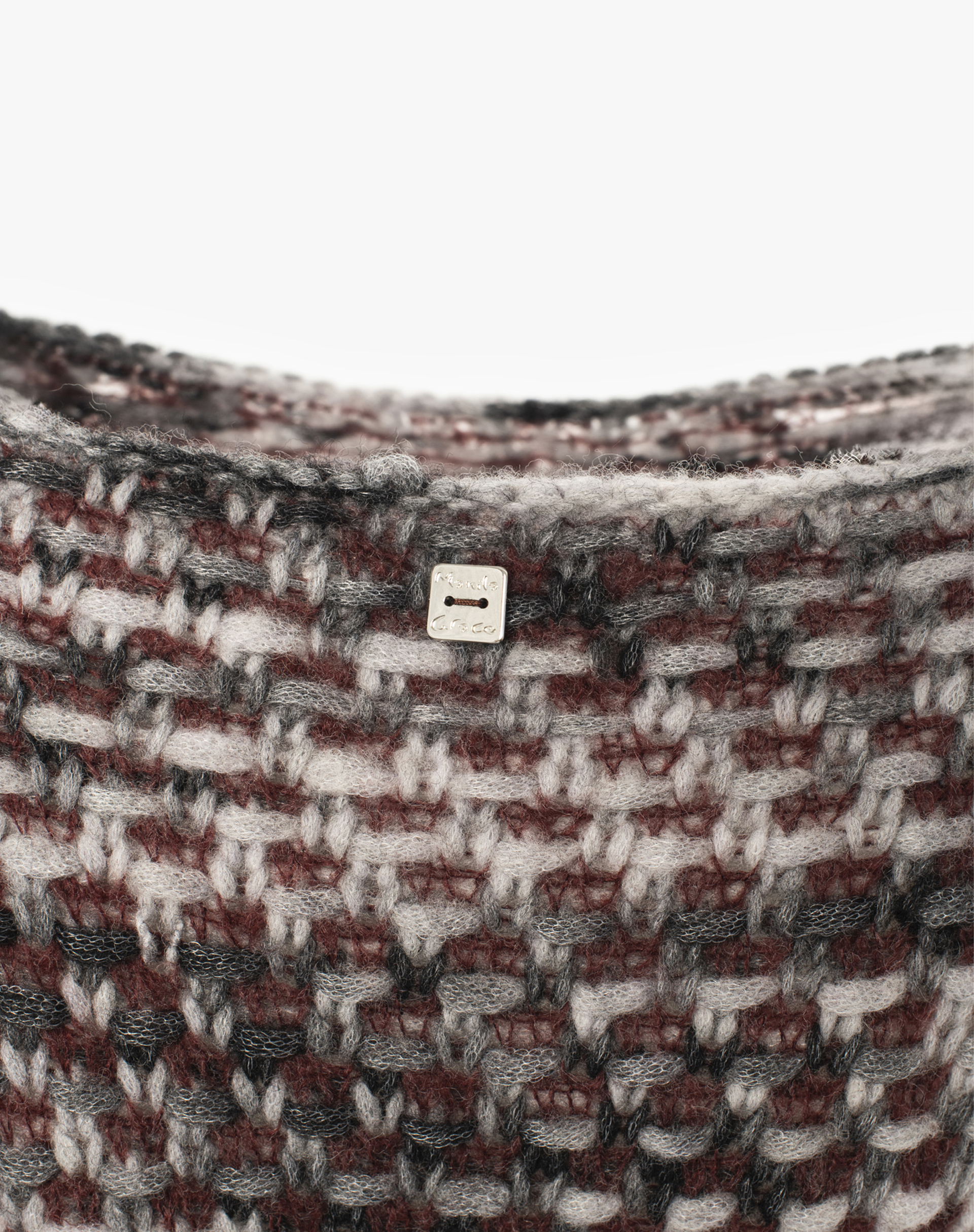 Multicolored Sweater With Textured Workmanship - MA641 - Manila Grace | Official Website