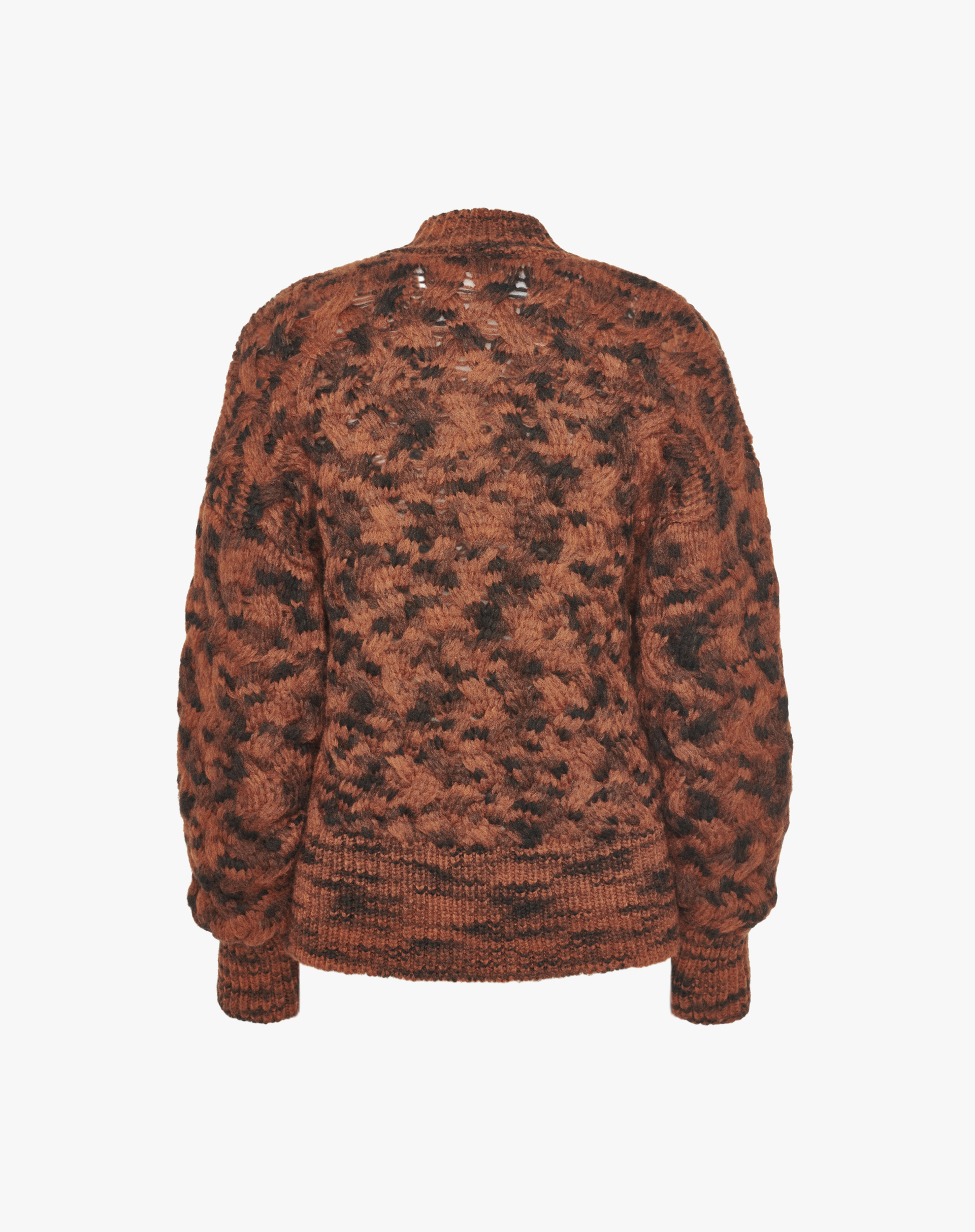 Melange Pattern V-Neck Sweater - MA646 - Manila Grace | Official Website