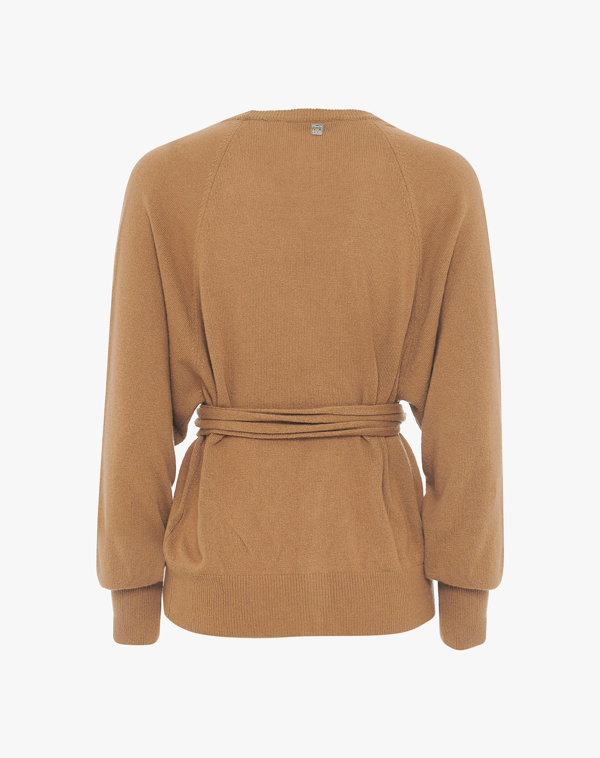 Knit Cardigan With Belt - MA652 - Manila Grace | Official Website