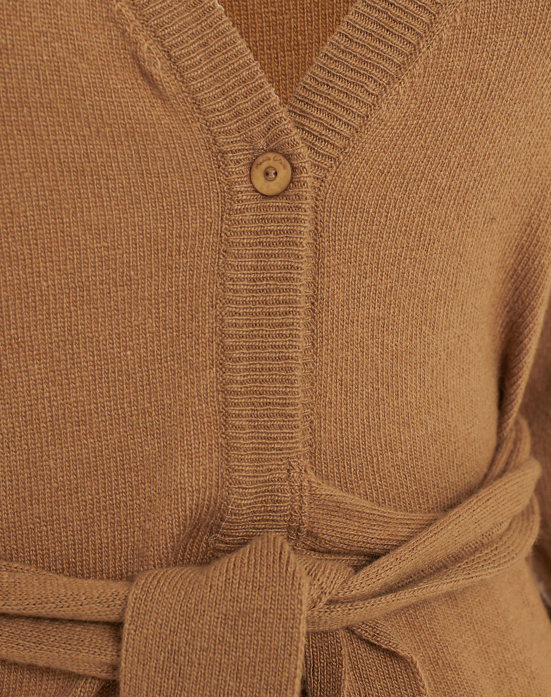 Knit Cardigan With Belt - MA652 - Manila Grace | Official Website