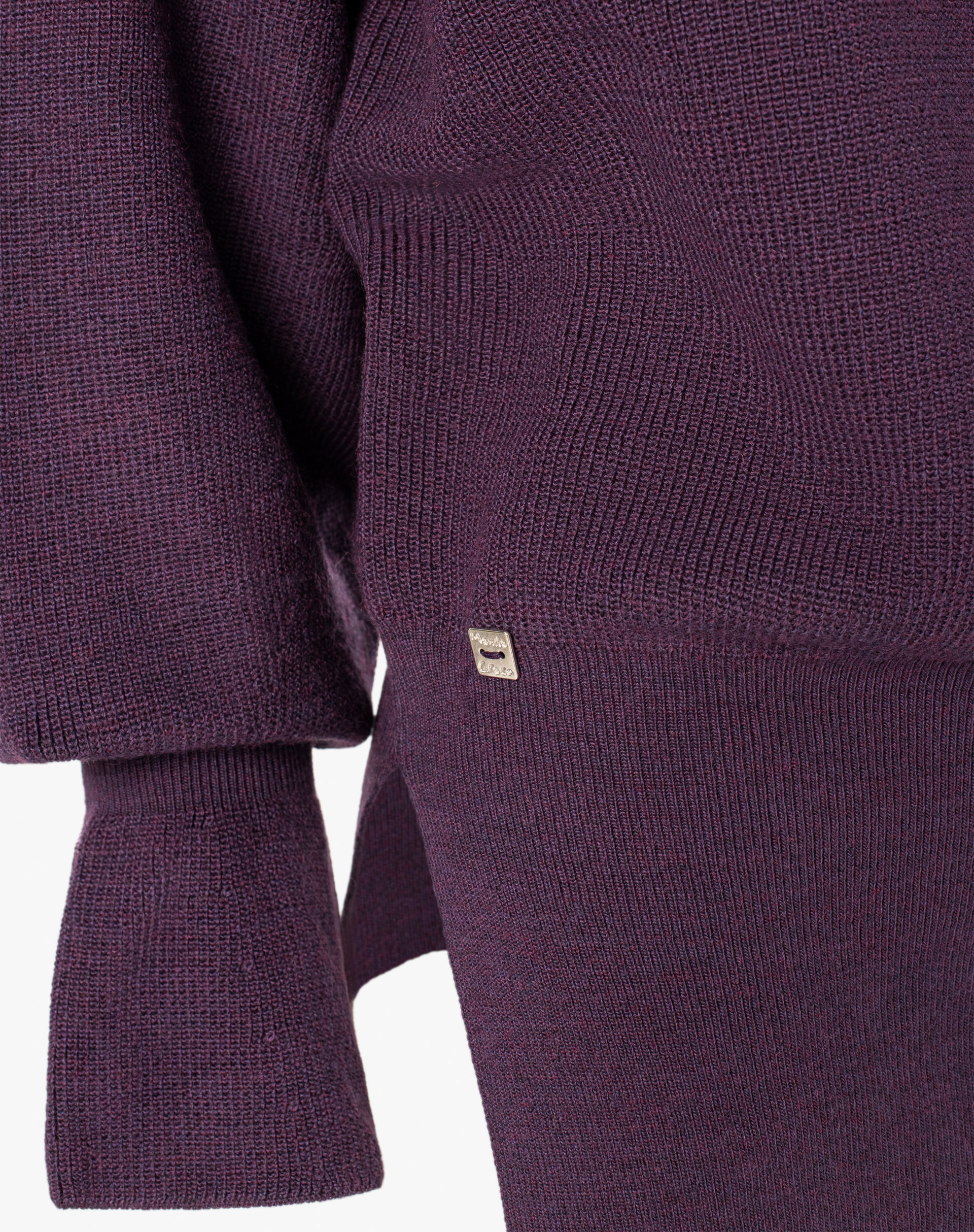 Oversized Sweater With High Neck And Double Cuffs - MA648 - Manila Grace | Official Website