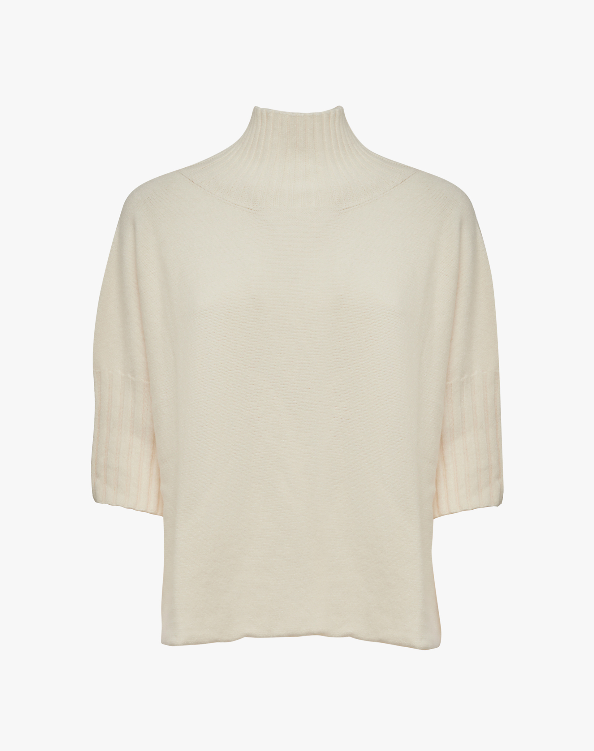 Elbow-Length Sleeve Jersey - OFF WHITE - Manila Grace | Official Website