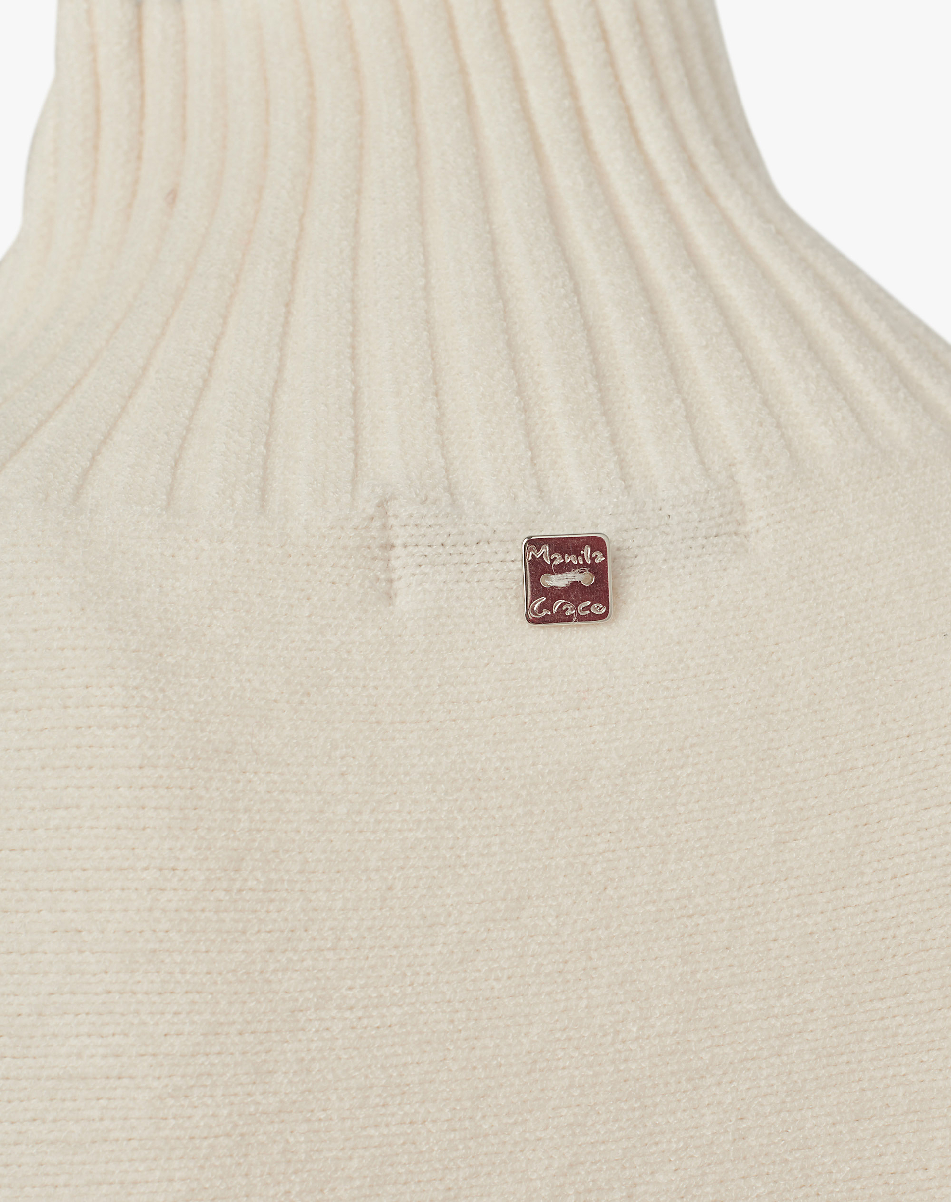 Elbow-Length Sleeve Jersey - OFF WHITE - Manila Grace | Official Website