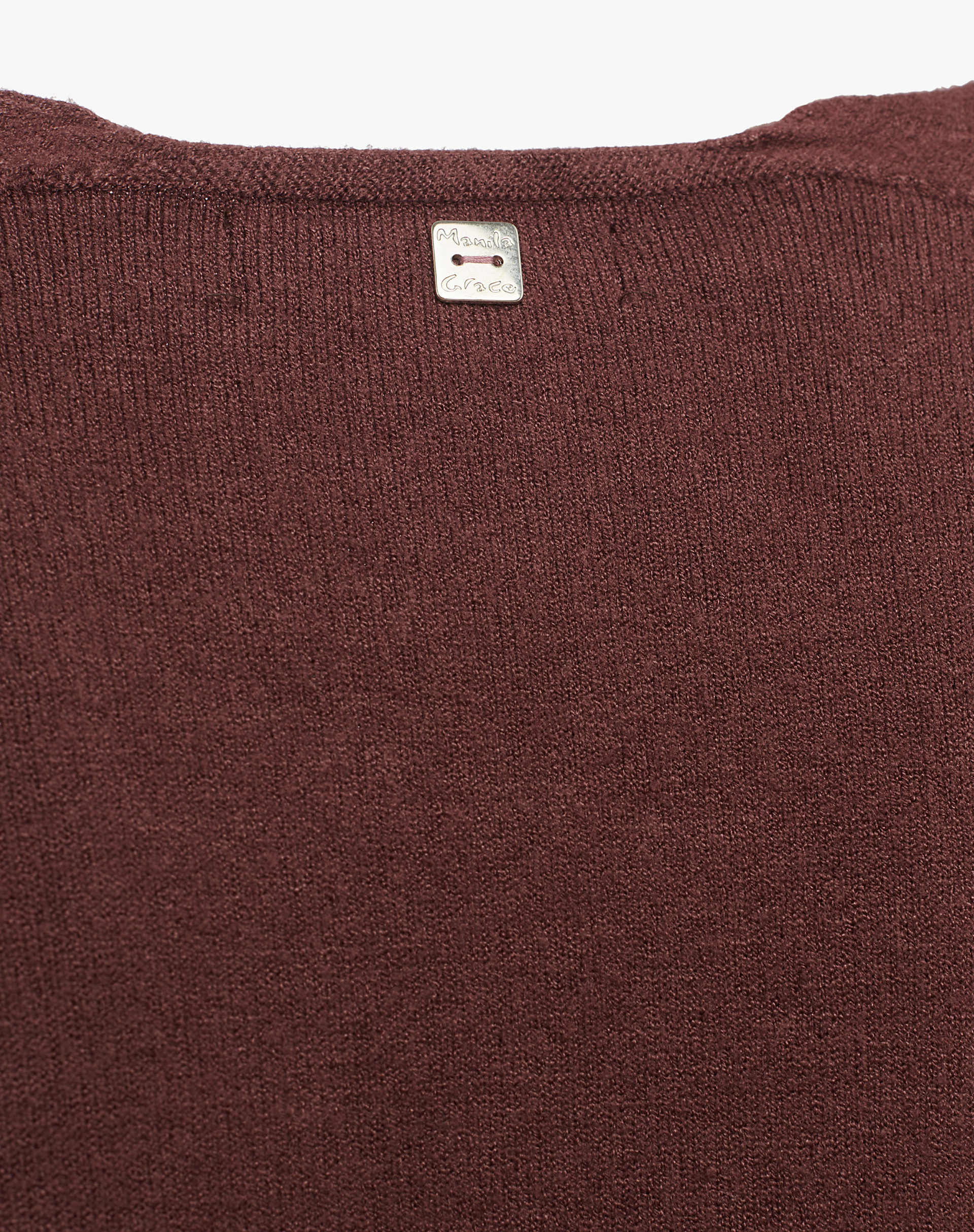 Short Cardigan With V-Neck And Buttons - MA646 - Manila Grace | Official Website