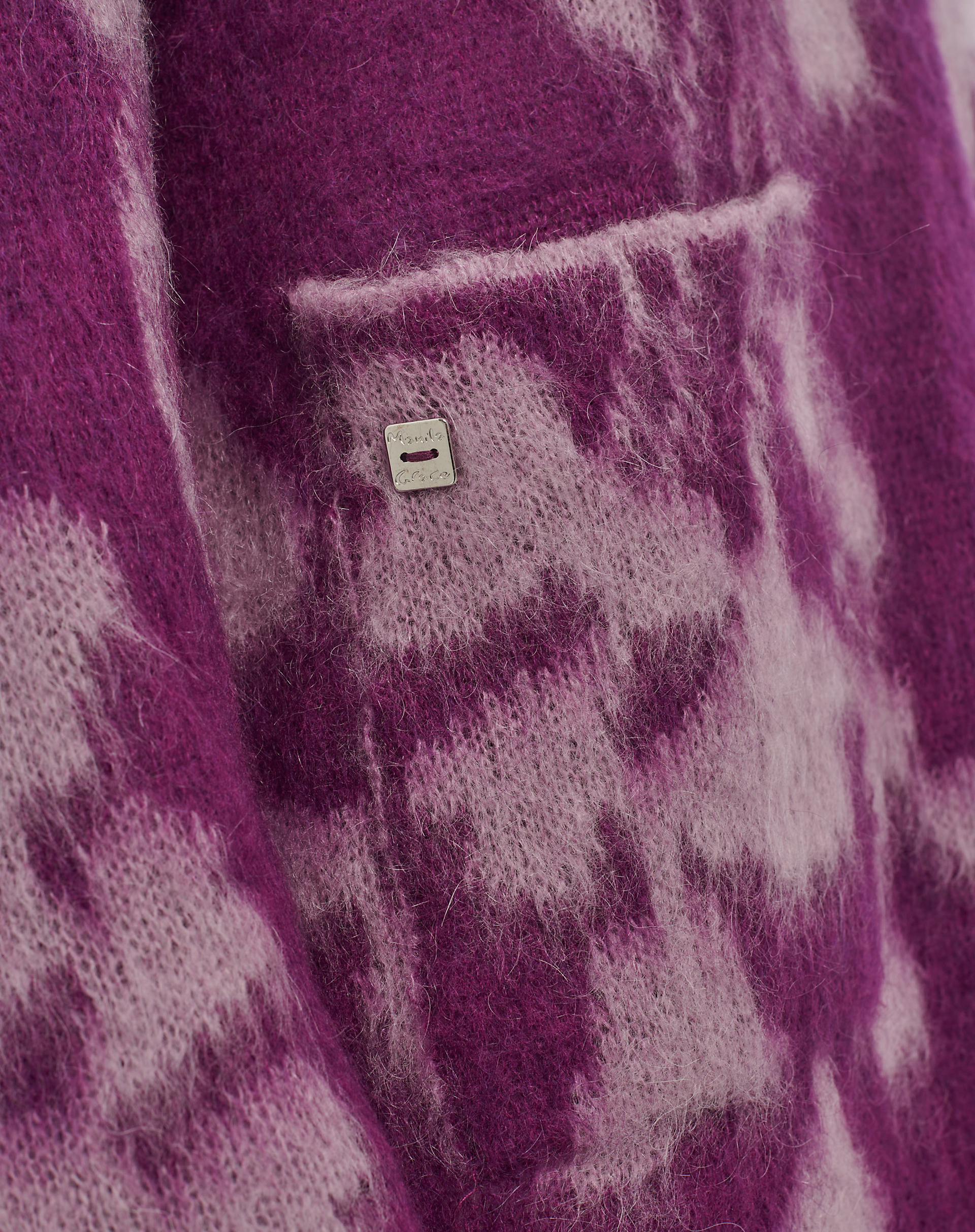 Long Jacquard Cardigan - MG523 - Manila Grace | Official Website