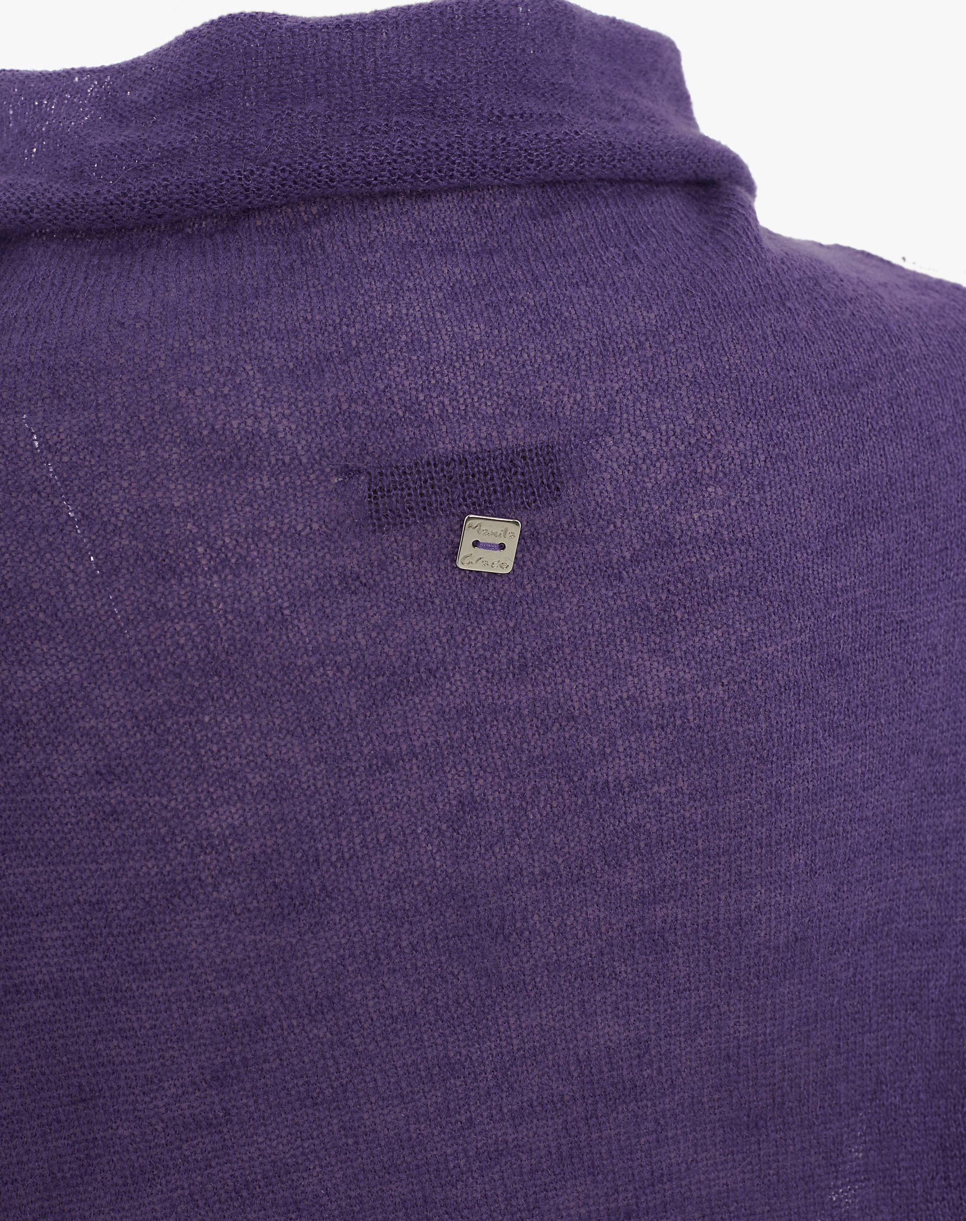 Cropped Sweater With Cowl Neck - MD842 - Manila Grace | Official Website