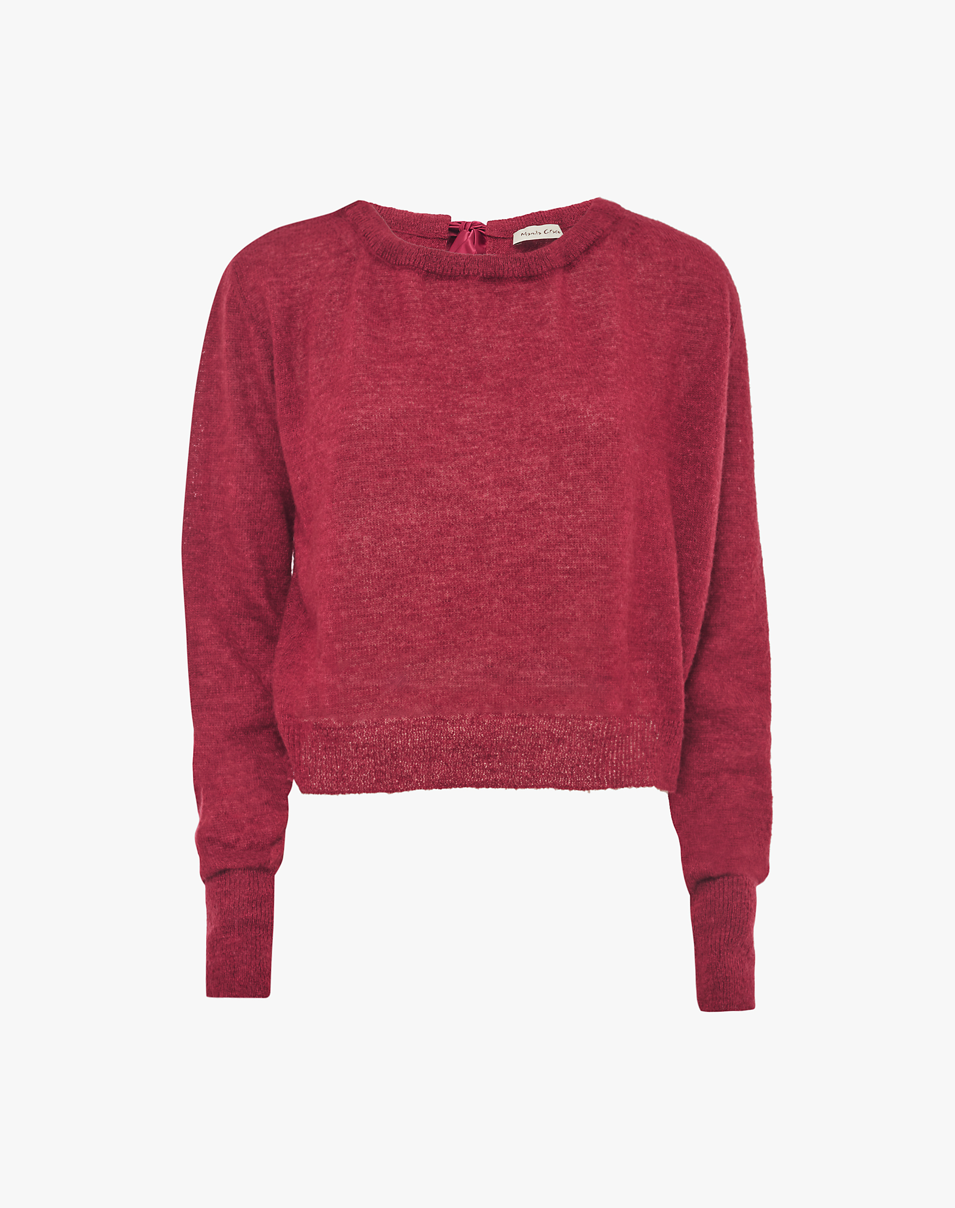 Open Back Shirt - KNITWEAR - Manila Grace | Official Website