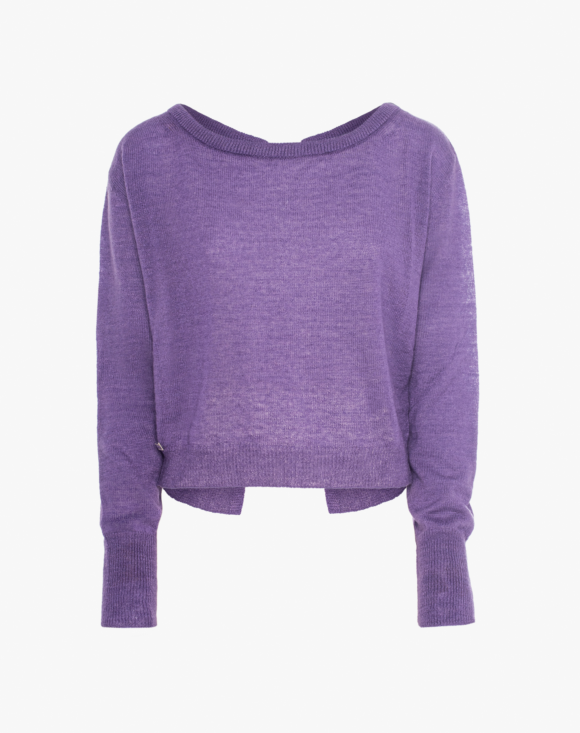 Open Back Shirt - KNITWEAR - Manila Grace | Official Website