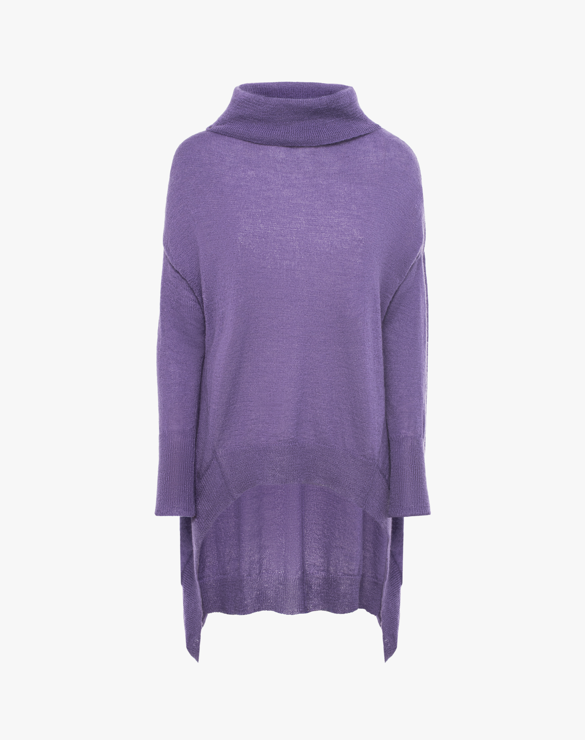 Wide Top With High Neck - KNITWEAR - Manila Grace | Official Website
