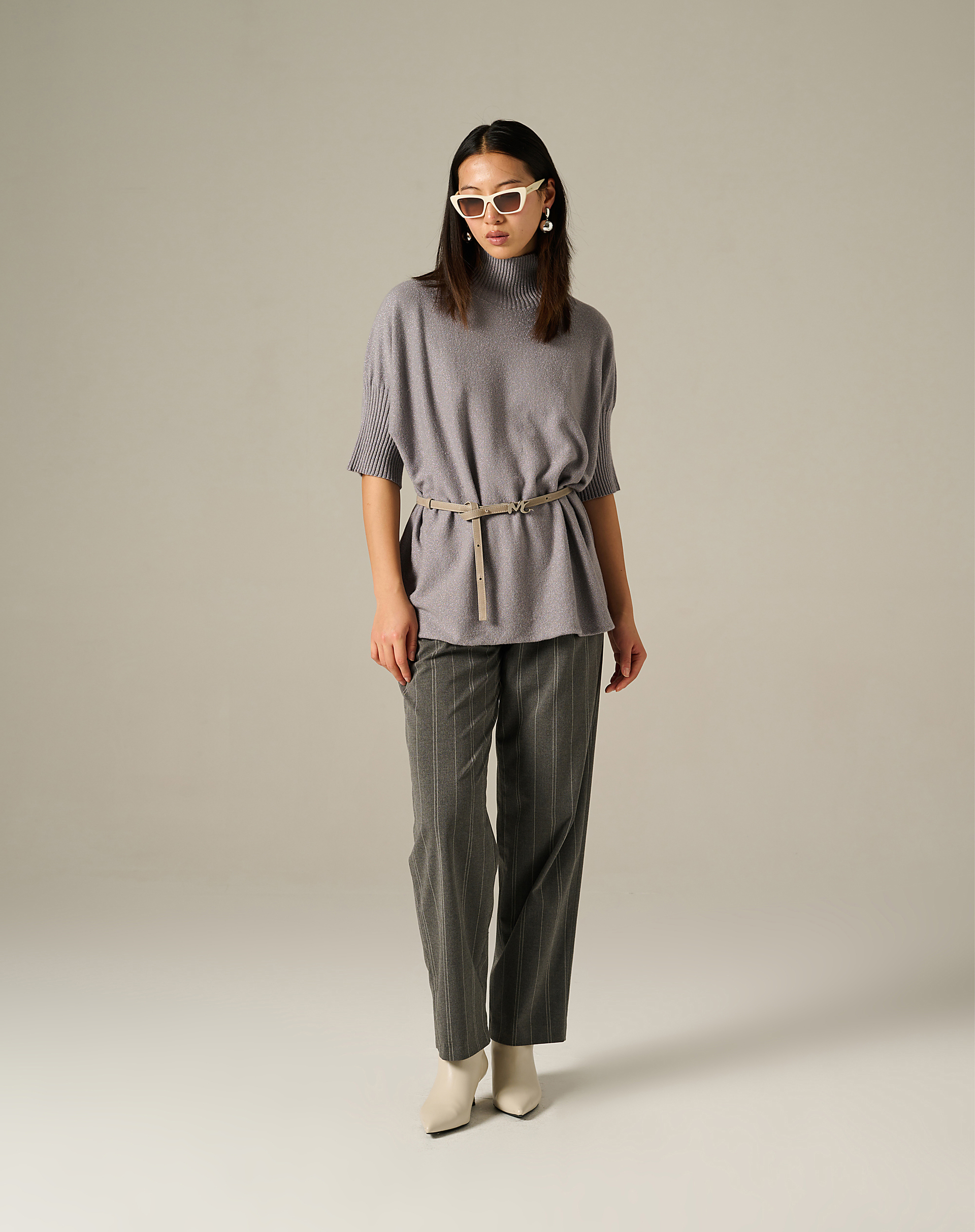 High Neck Sweater - MA642 - Manila Grace | Official Website