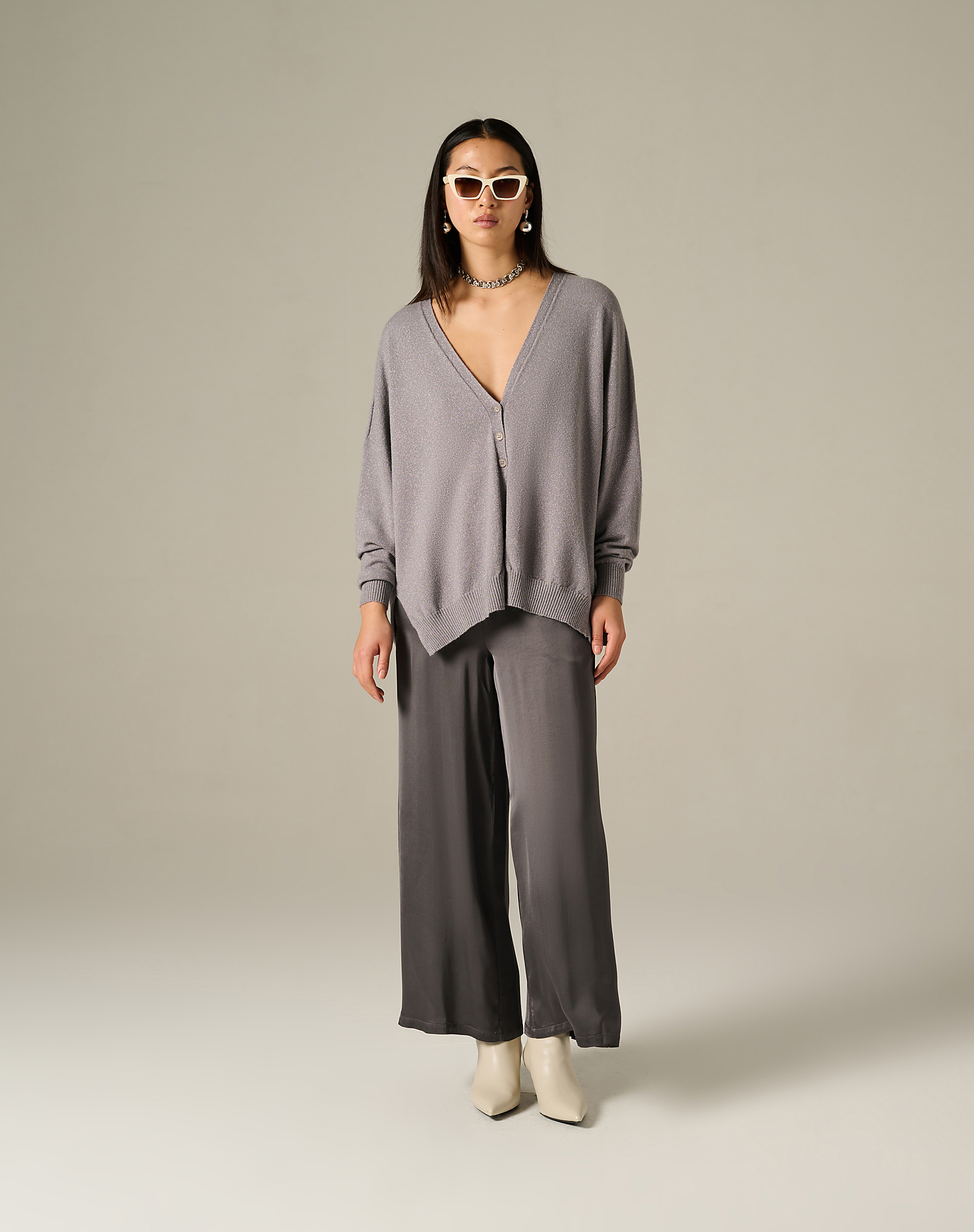 Wide Cardigan - MA642 - Manila Grace | Official Website