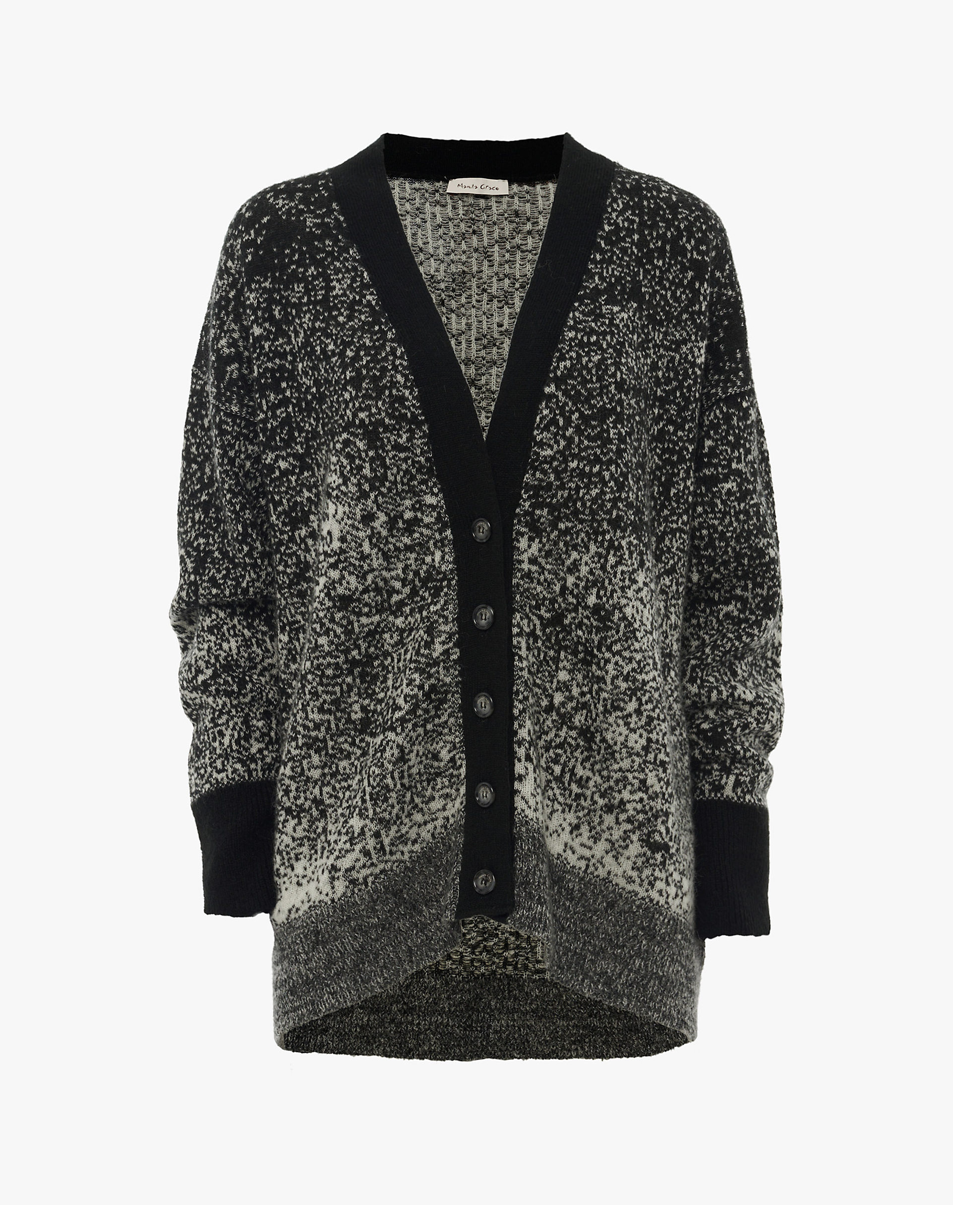 Maxi Cardigan - BLACK - Manila Grace | Official Website