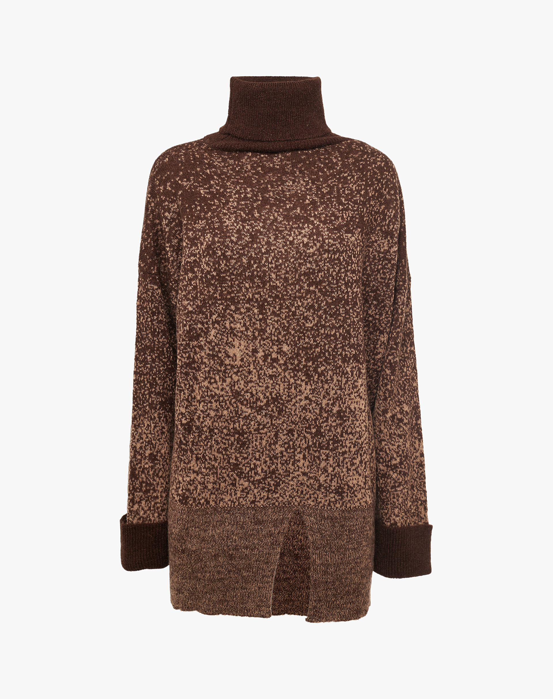 Oversized High Neck Sweater - KNITWEAR - Manila Grace | Official Website
