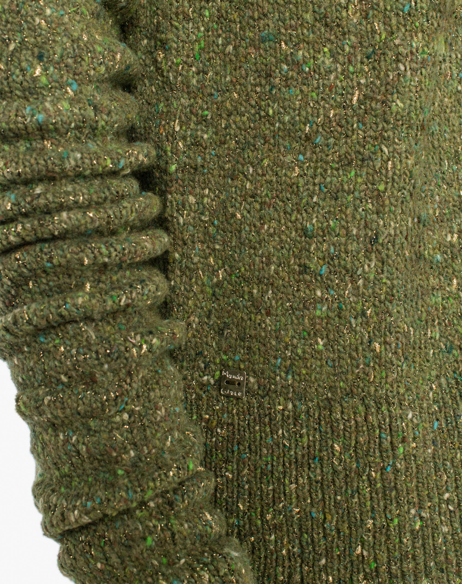 Vest With Sleeves - MILITARY GREEN - Manila Grace | Official Website
