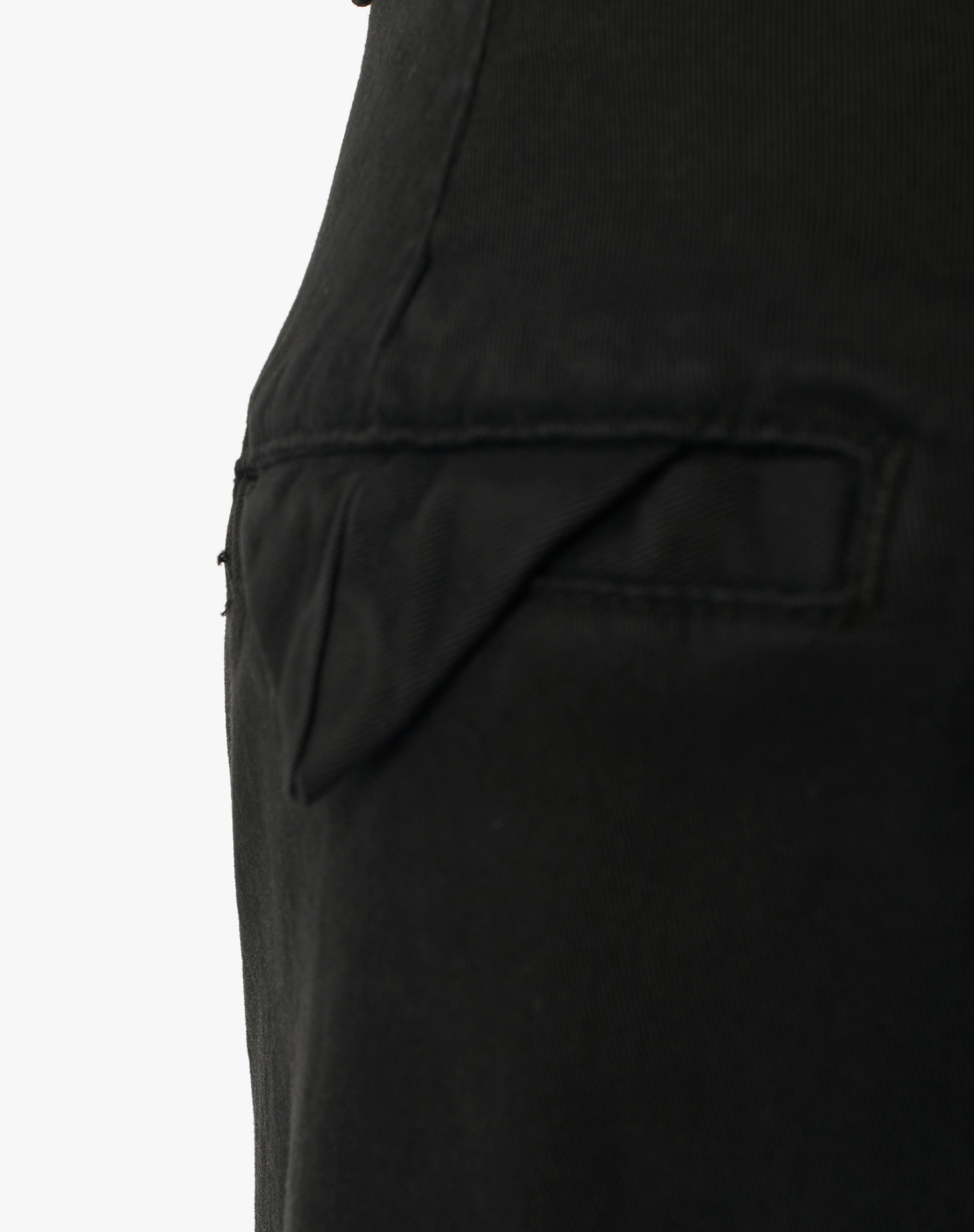 Regular Fit Trousers With Cuffs And Medium Waist - BLACK - Manila Grace | Official Website