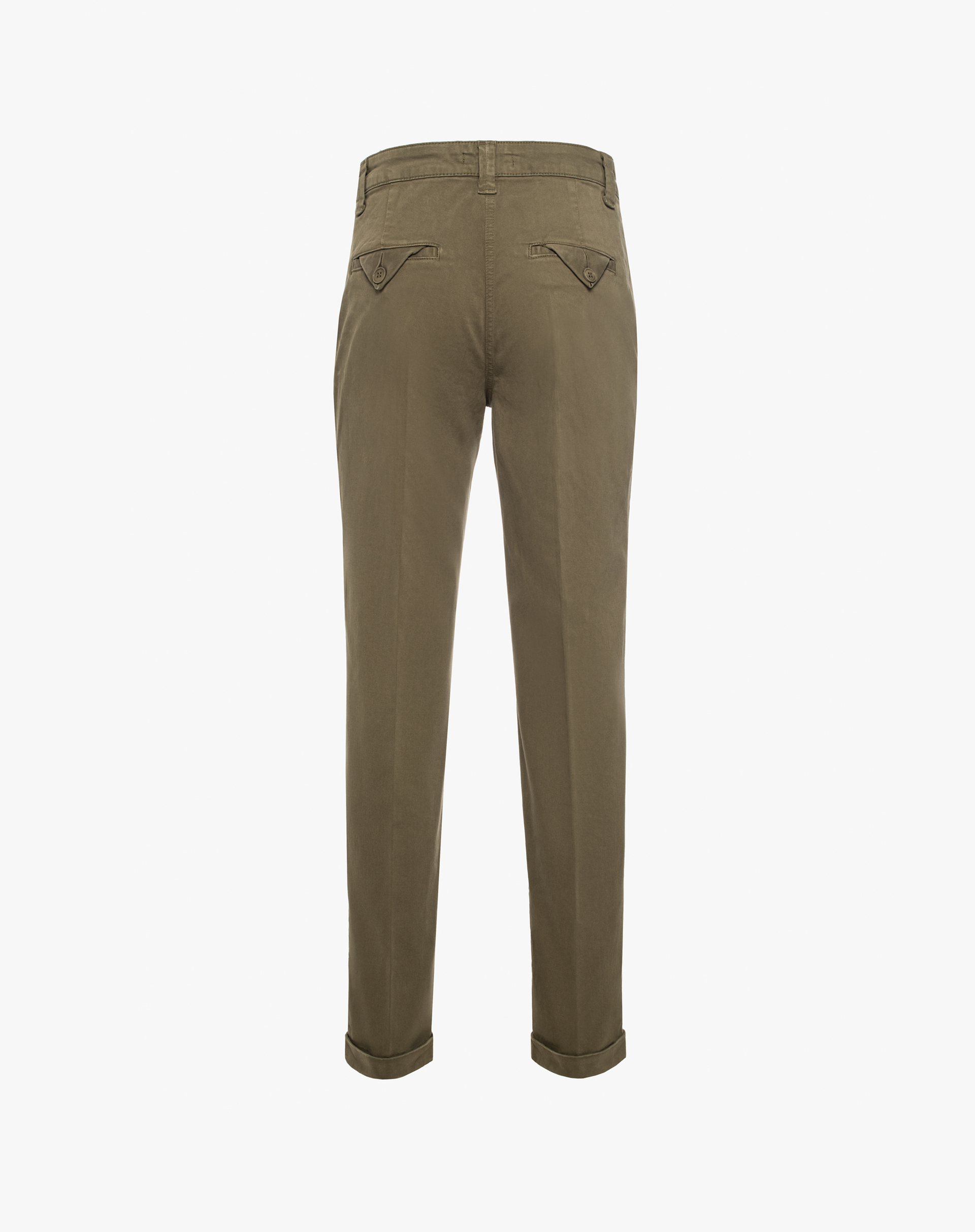 Pantaloni Regular Fit Con Risvolto E Vita Media - TROUSERS - Manila Grace