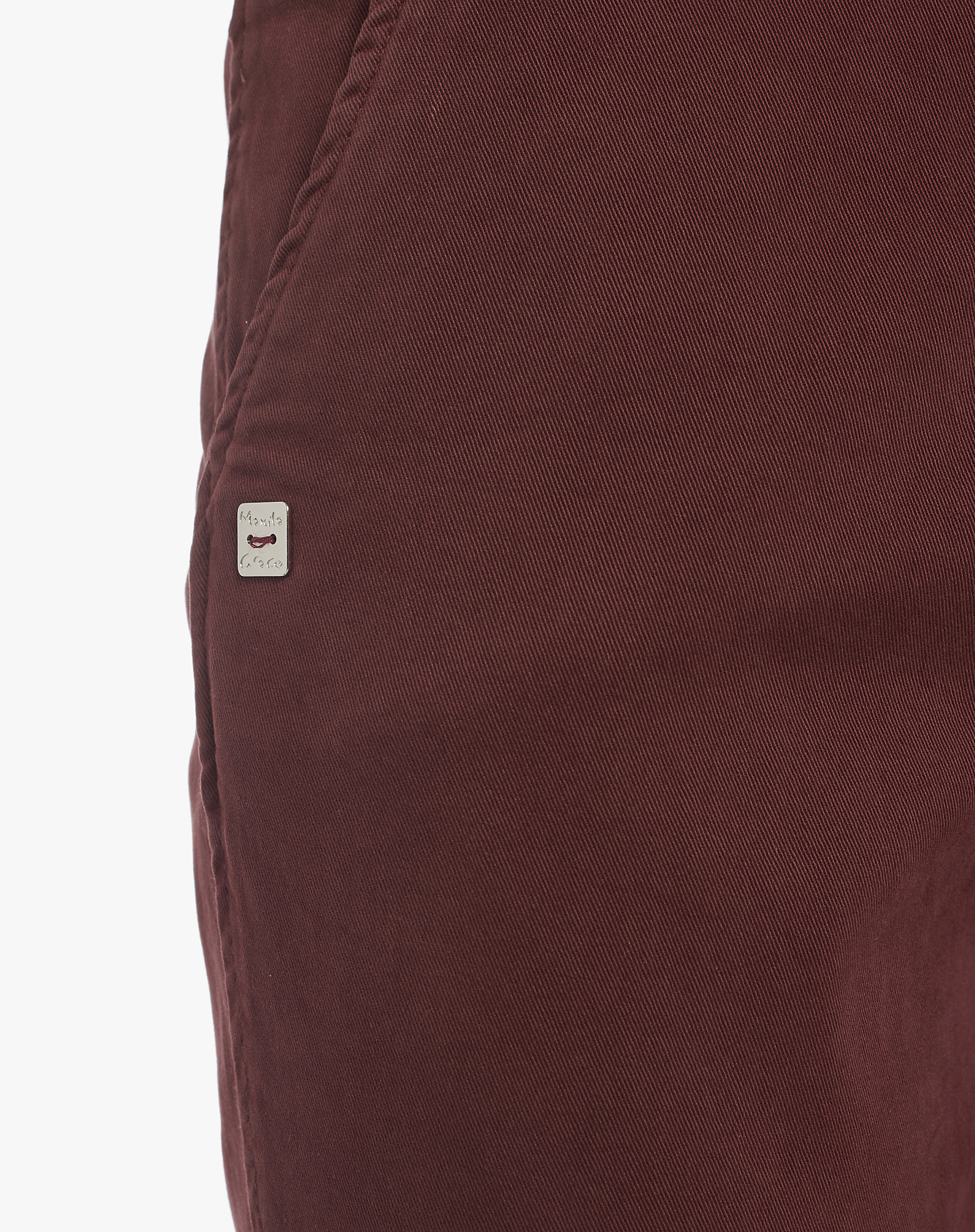Slim-Fit Stretch Cotton Trousers - MA646 - Manila Grace | Official Website