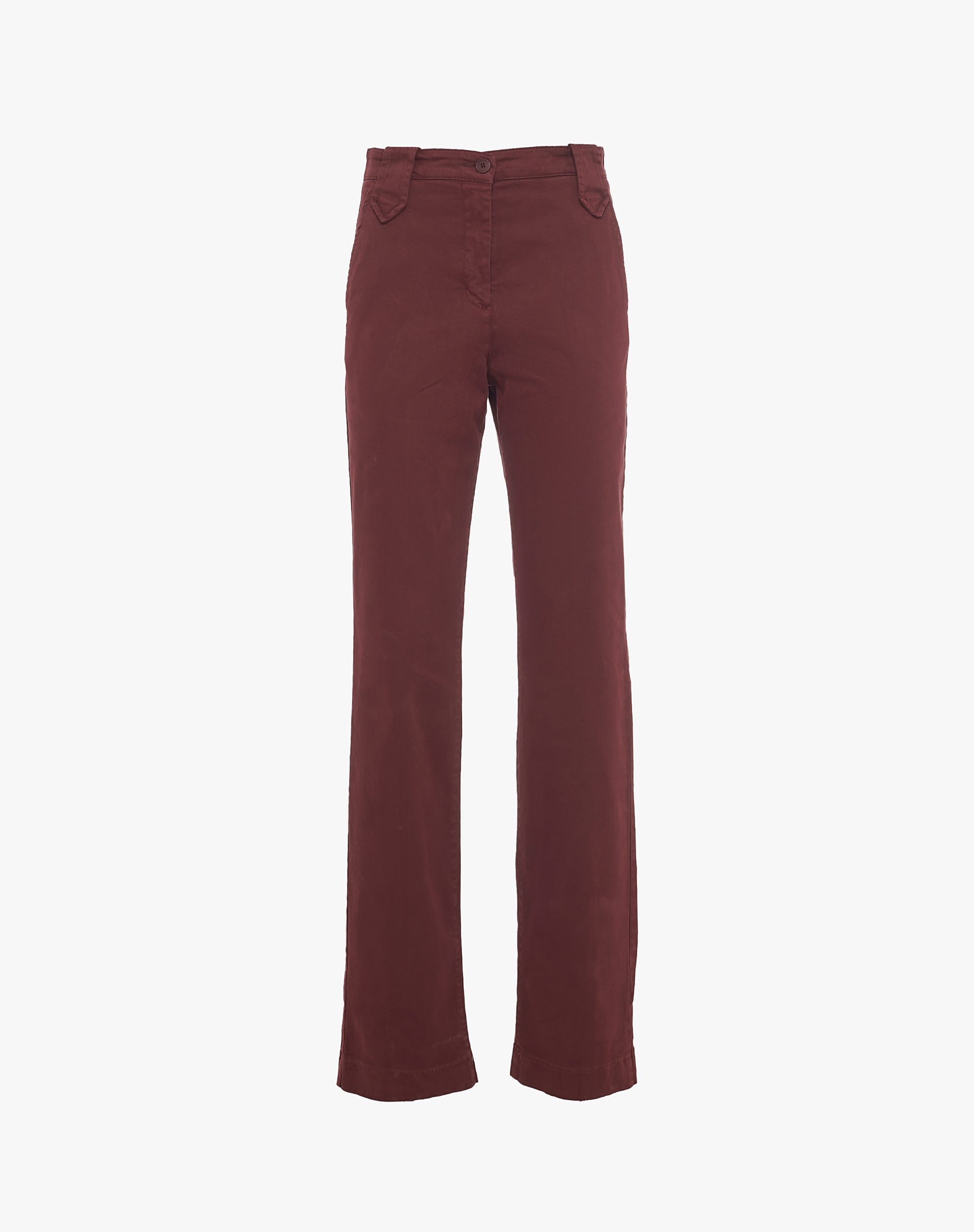 Pantalone Dritto In Cotone Con Passanti Ampi - MA641 - Manila Grace