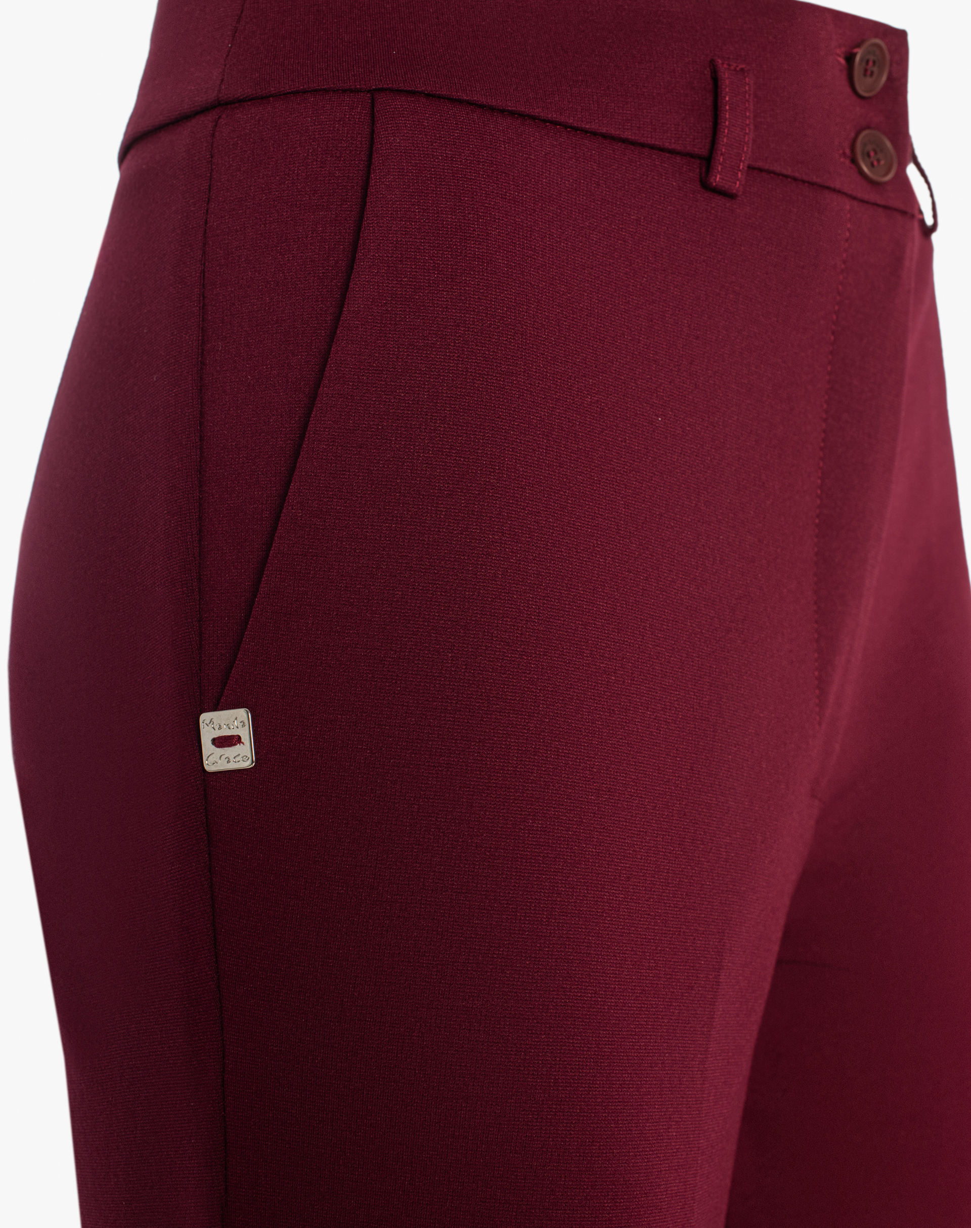 Palazzo Trousers With Mg Belt - MA641 - Manila Grace | Official Website