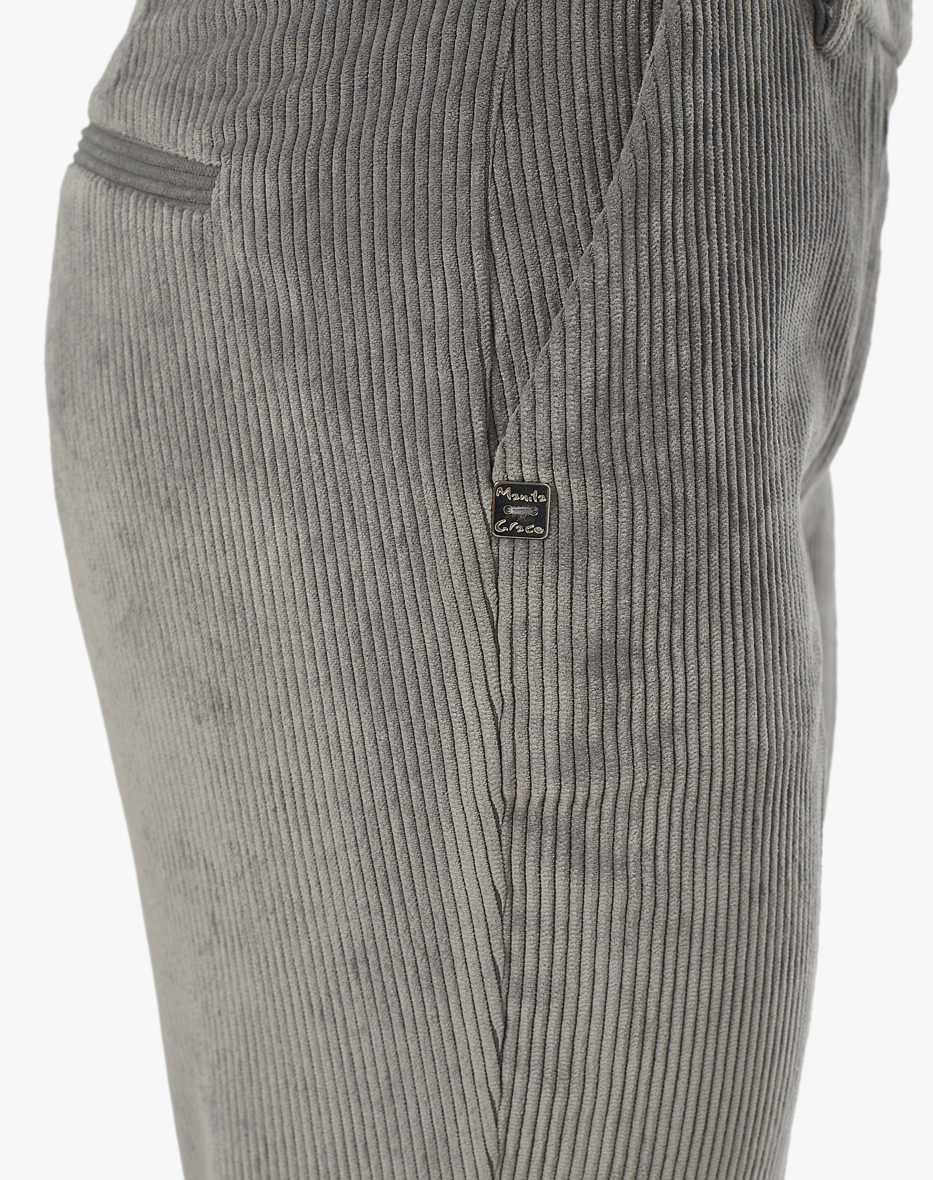 Corduroy Flare Trousers - MG826 - Manila Grace | Official Website
