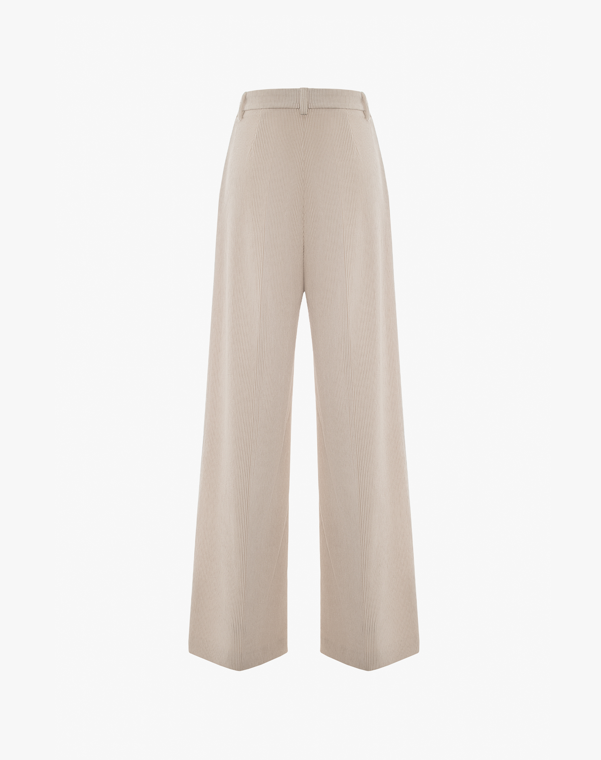 Corduroy Palazzo Trousers - OFF WHITE - Manila Grace | Official Website