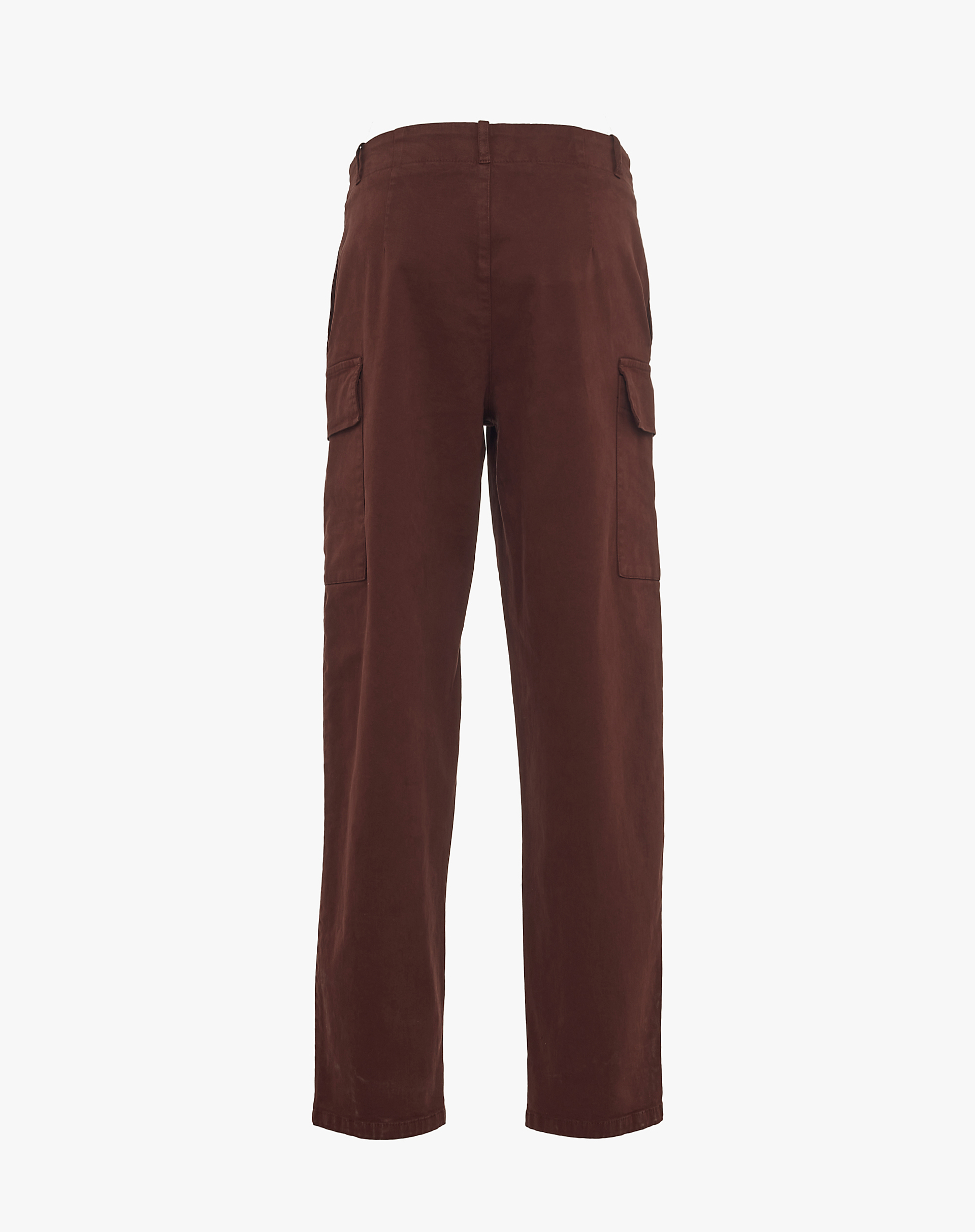 Pantalone Cargo In Cotone Tinto Capo - TROUSERS - Manila Grace