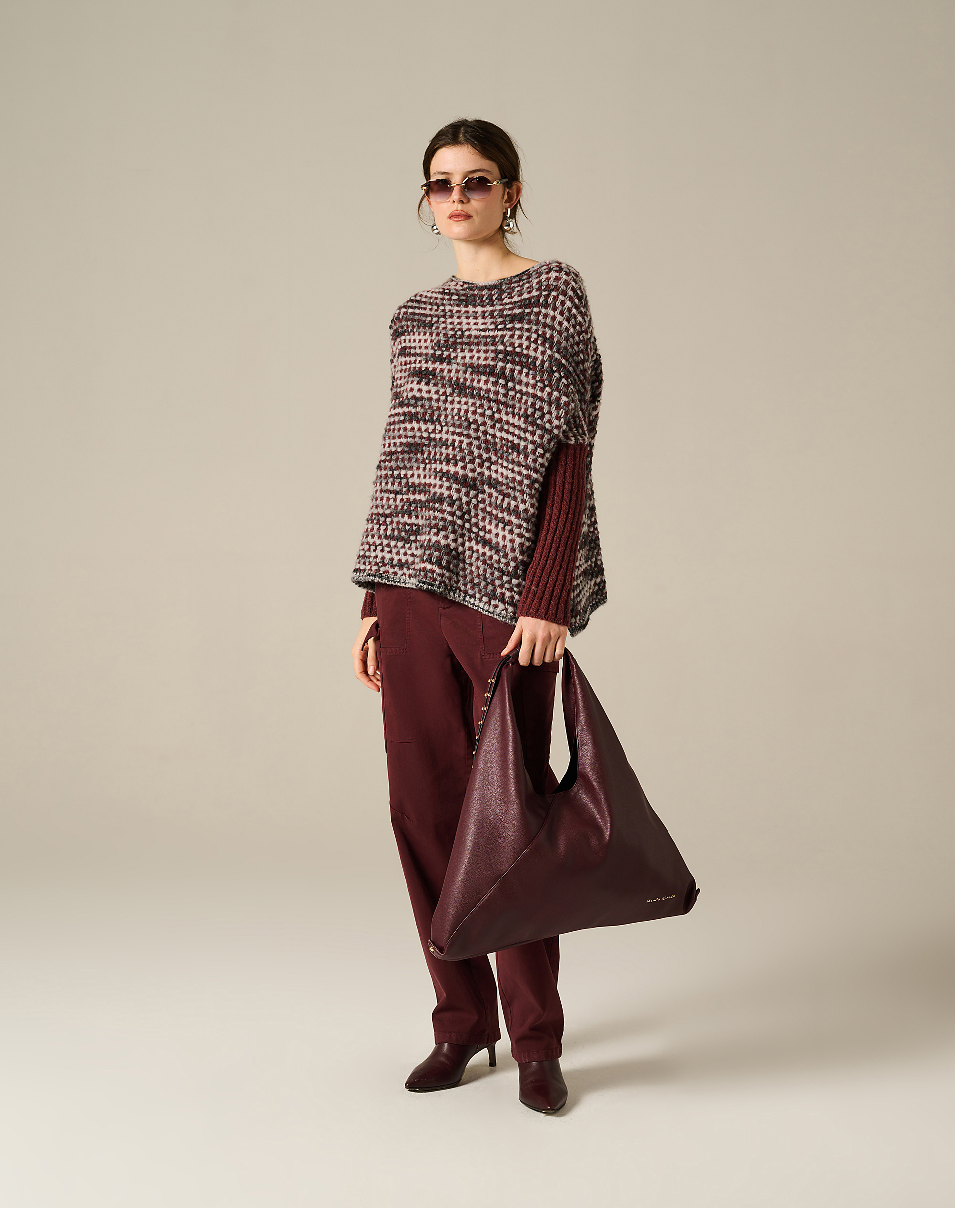 Garment-Dyed Cotton Cargo Trousers - MA646 - Manila Grace | Official Website